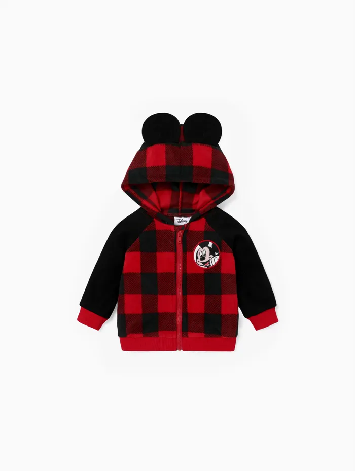 Disney Mickey and Friends Baby Boy Character Graphics 1 jaqueta de lã polar 3D ou 1 calça de trilha