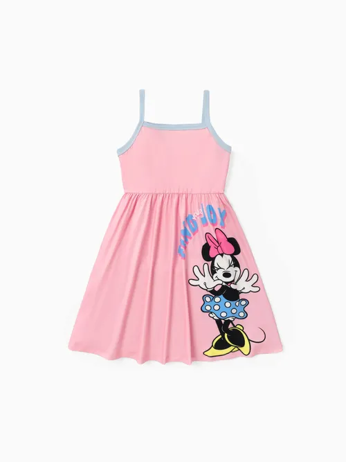 

Disney Mickey and Minnie polka-dot denim jacket or suspender Minnie pattern dress