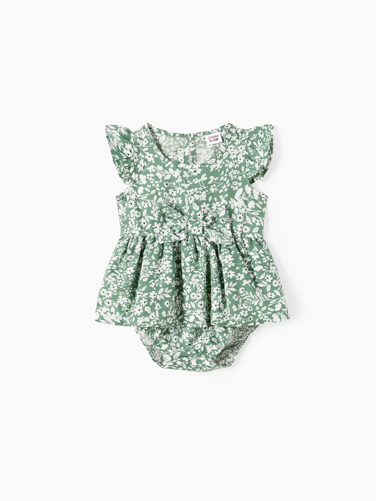 

Elegant Broken Flower Matching Outfits for Family, Smocking Design, Medium Thickness