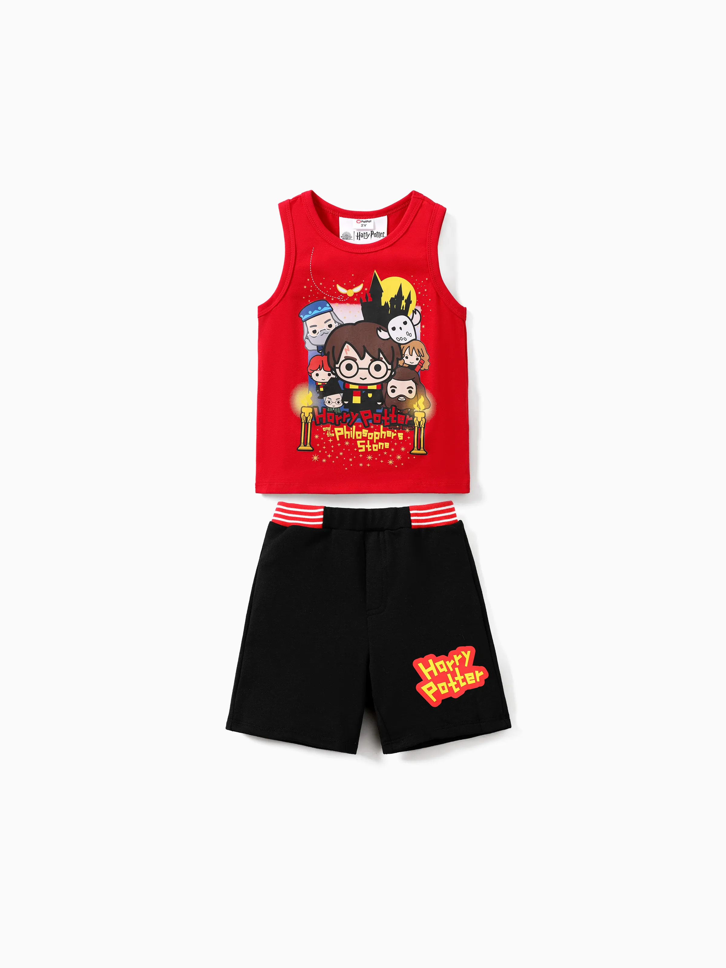 

Hary Potter 1pc Toddler Boys Character All-over Print Sporty T-shirt/Tank Top/Shorts