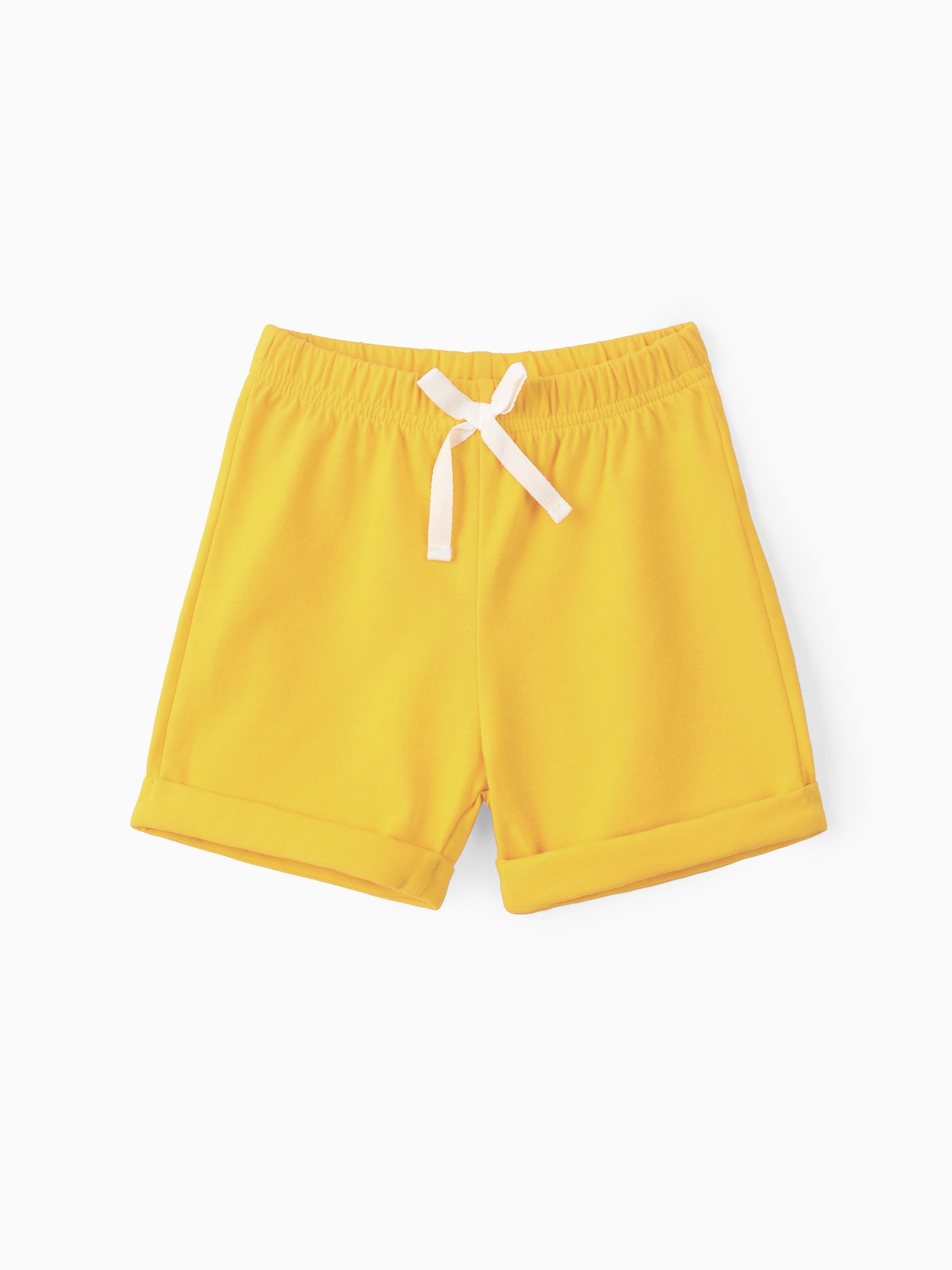 

Baby Boy/Girl Solid Elasticized Waist Shorts