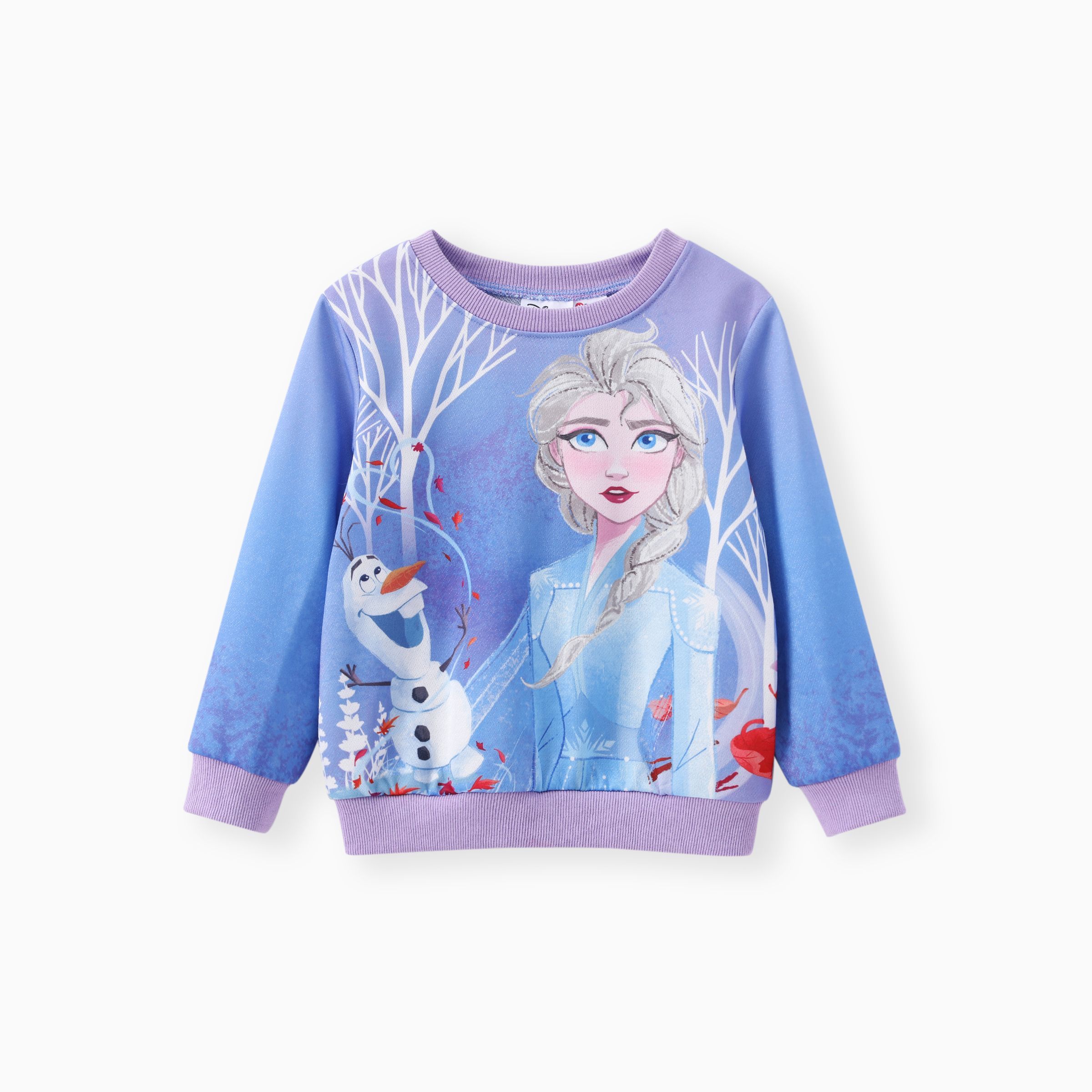 Lc Waikiki Elsa Sweatshirt Blue Baby Girl Piece Regular Fit Crew