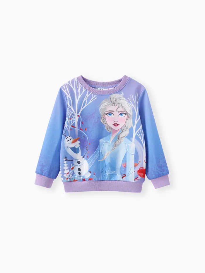 Sudadera de poliéster con patrón de personaje para niña - Regular, 1 pieza.