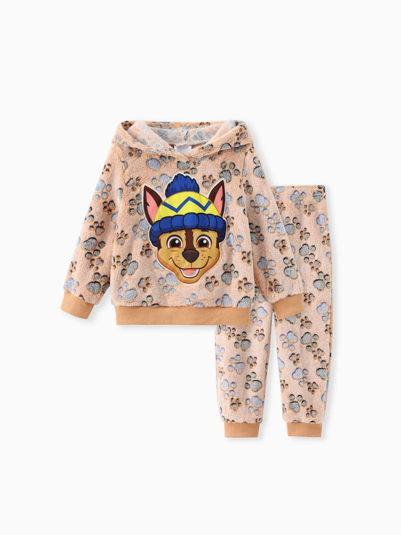 PAW Patrol Toddler Girl 2pcs Skye Chase Sudadera con capucha de vellón con conjunto de pantalones