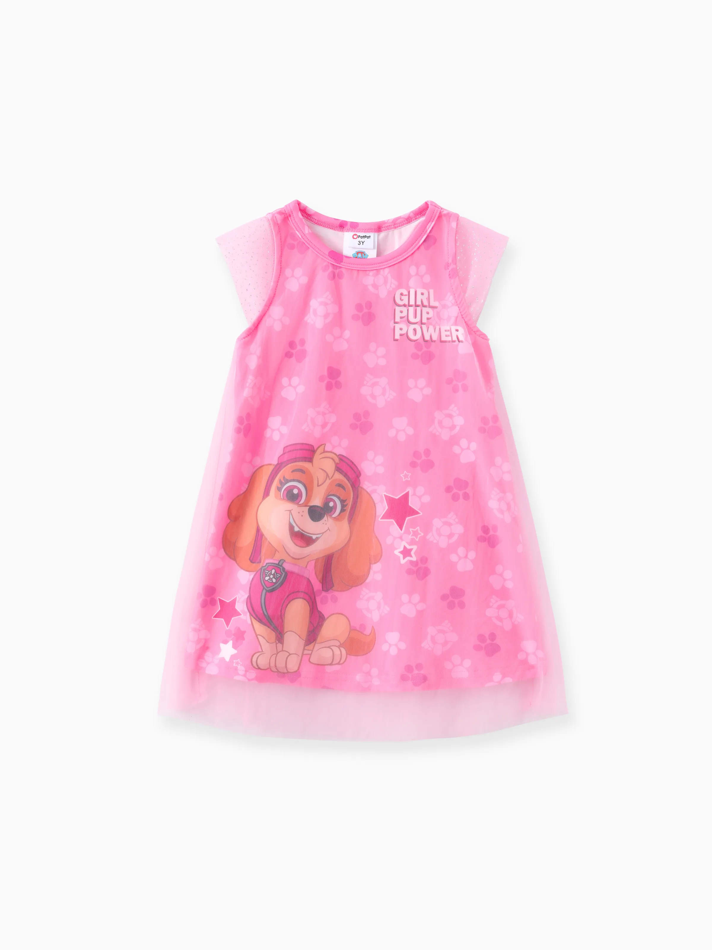 

Paw Patrol Toddler Girls 1pc Skye/Everest Print Mesh Tulle Dress