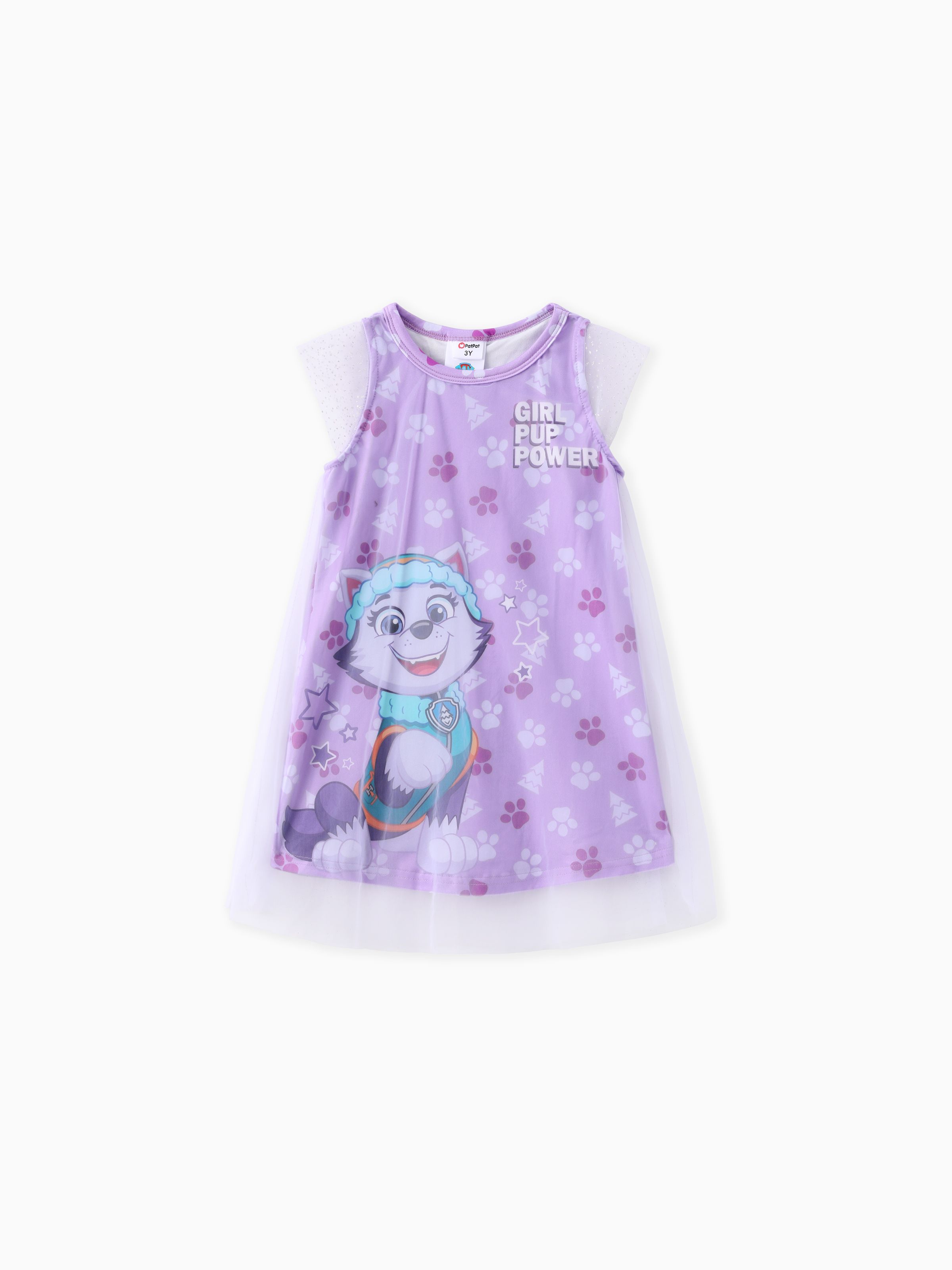 

Paw Patrol Toddler Girls 1pc Skye/Everest Print Mesh Tulle Dress