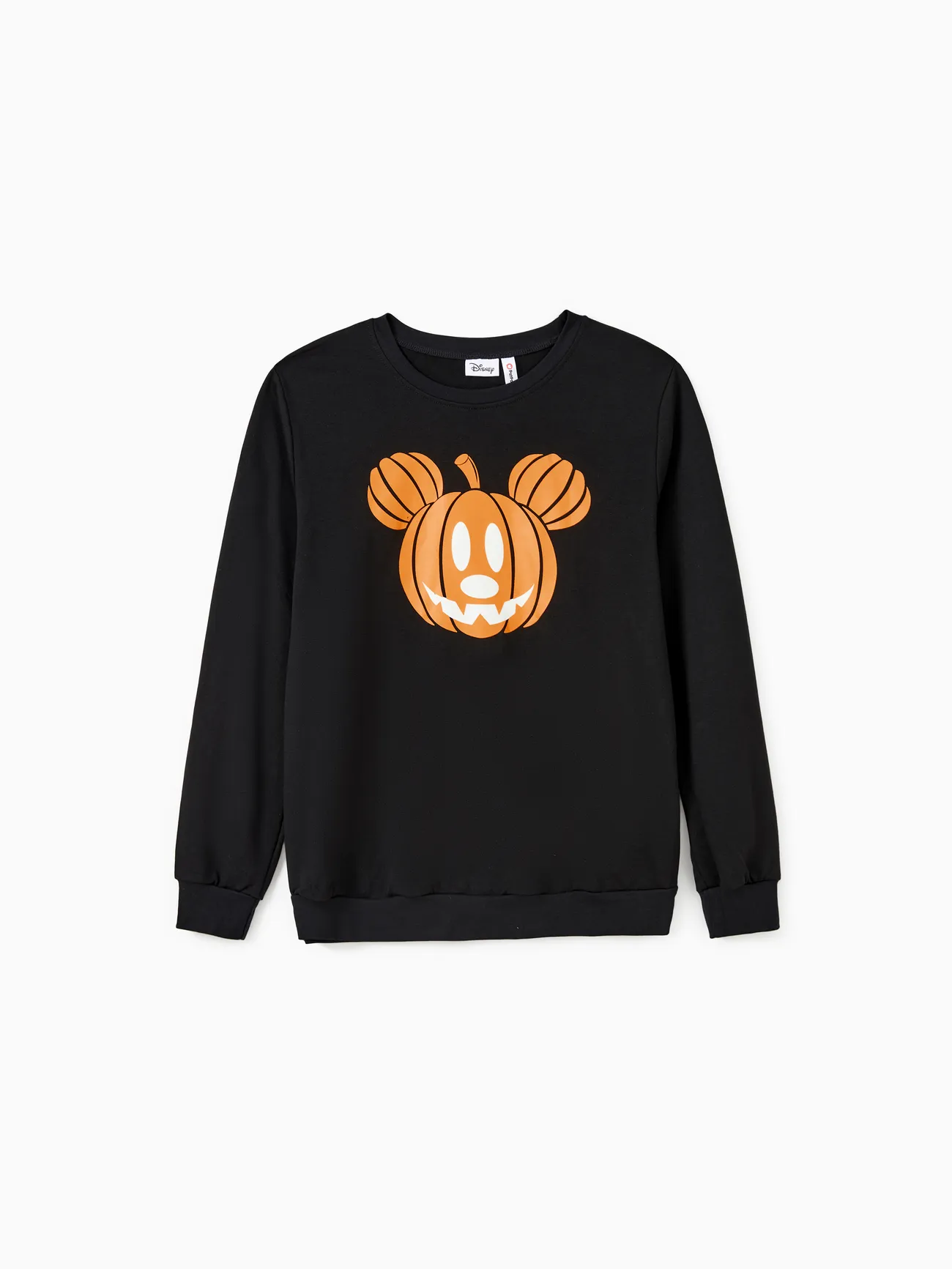 

Disney Mickey and Friends Halloween Glow In The Dark Family Matching Pumpkin Print Long-sleeve Tops