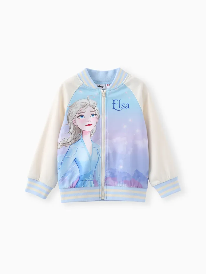 Disney Frozen Meninas Pequenas Elsa/Anna1pc Jaqueta Bomber Tie-dye 