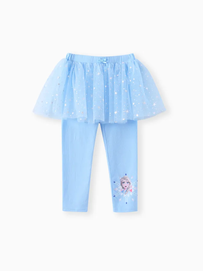 Disney Frozen Toddler Girls 1pc Falda de tul de algodón Leggings