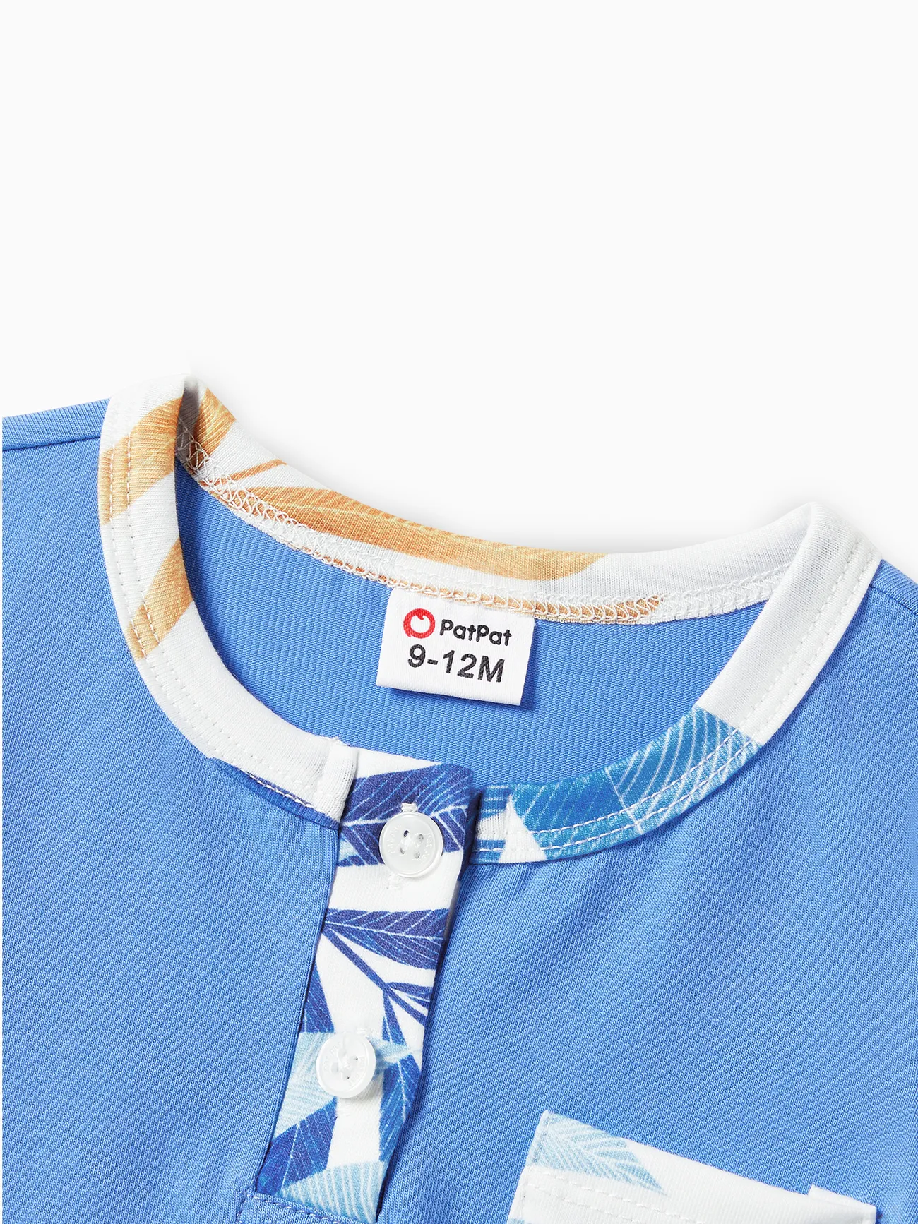 Baby Girl - Family Matching Colorblock Tee and Floral Wrap Front Concealed Button Strap Dress Sets - Blue - image 13