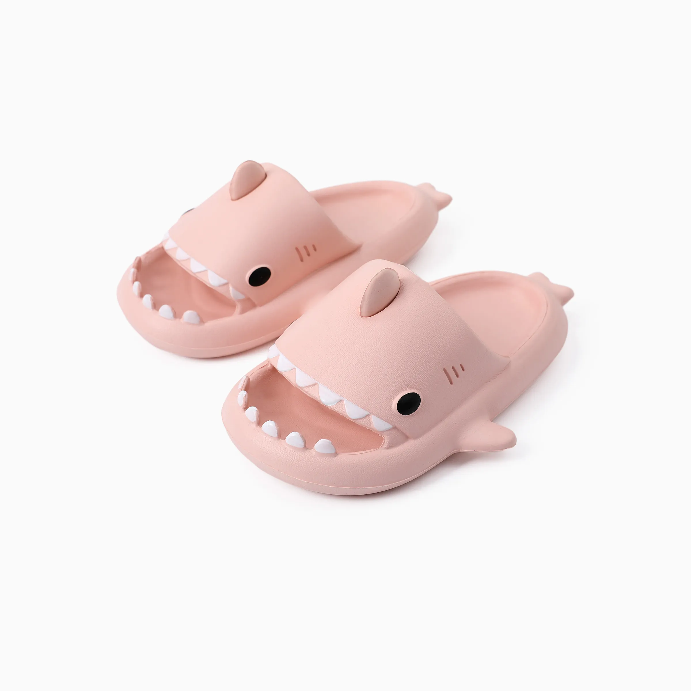 

Toddler/Kids Unisex Solid Color Shark Shaped Slippers