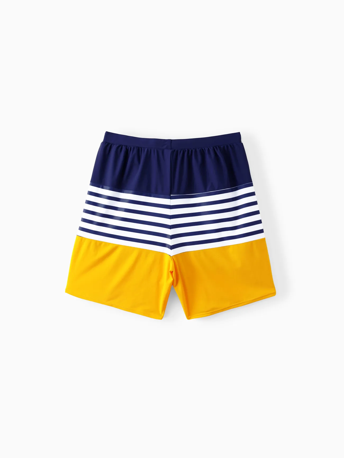 Men - Matching Family Swimsuits (Stripe & Colorblock) - One Piece Swimsuit or Swim Trunks Shorts - ColorBlock - image 18
