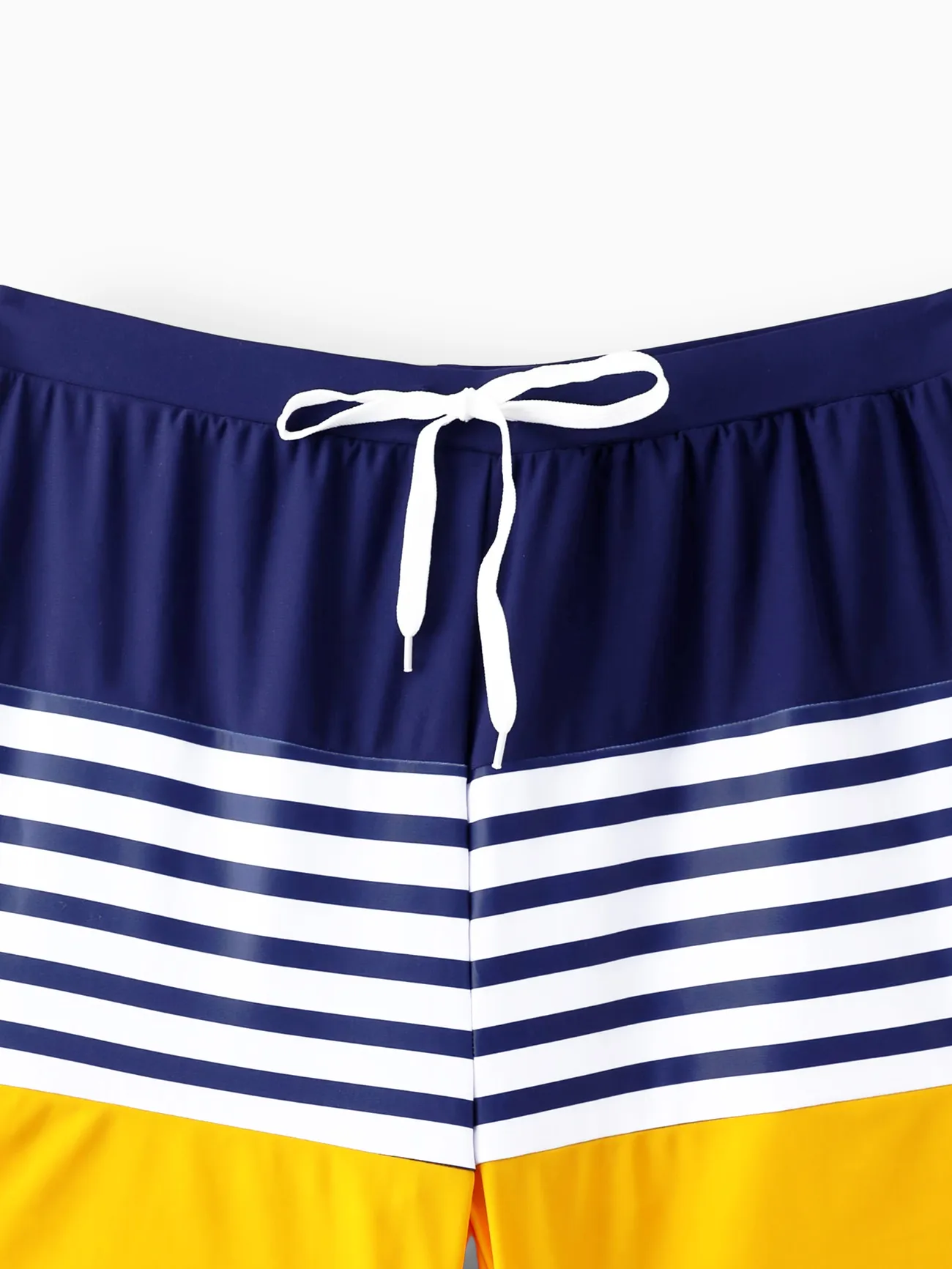 Men - Matching Family Swimsuits (Stripe & Colorblock) - One Piece Swimsuit or Swim Trunks Shorts - ColorBlock - image 19