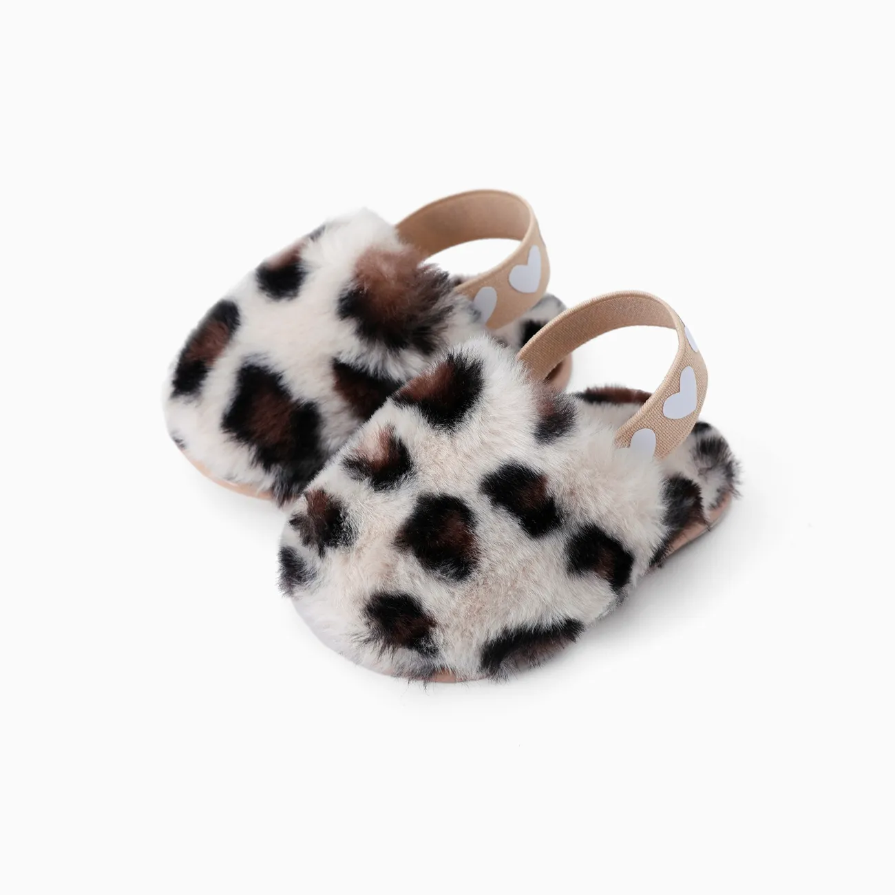 Baby/Toddler Unisex Cute Cozy Fluffy Plush Heart Design Pre-walker Shoes