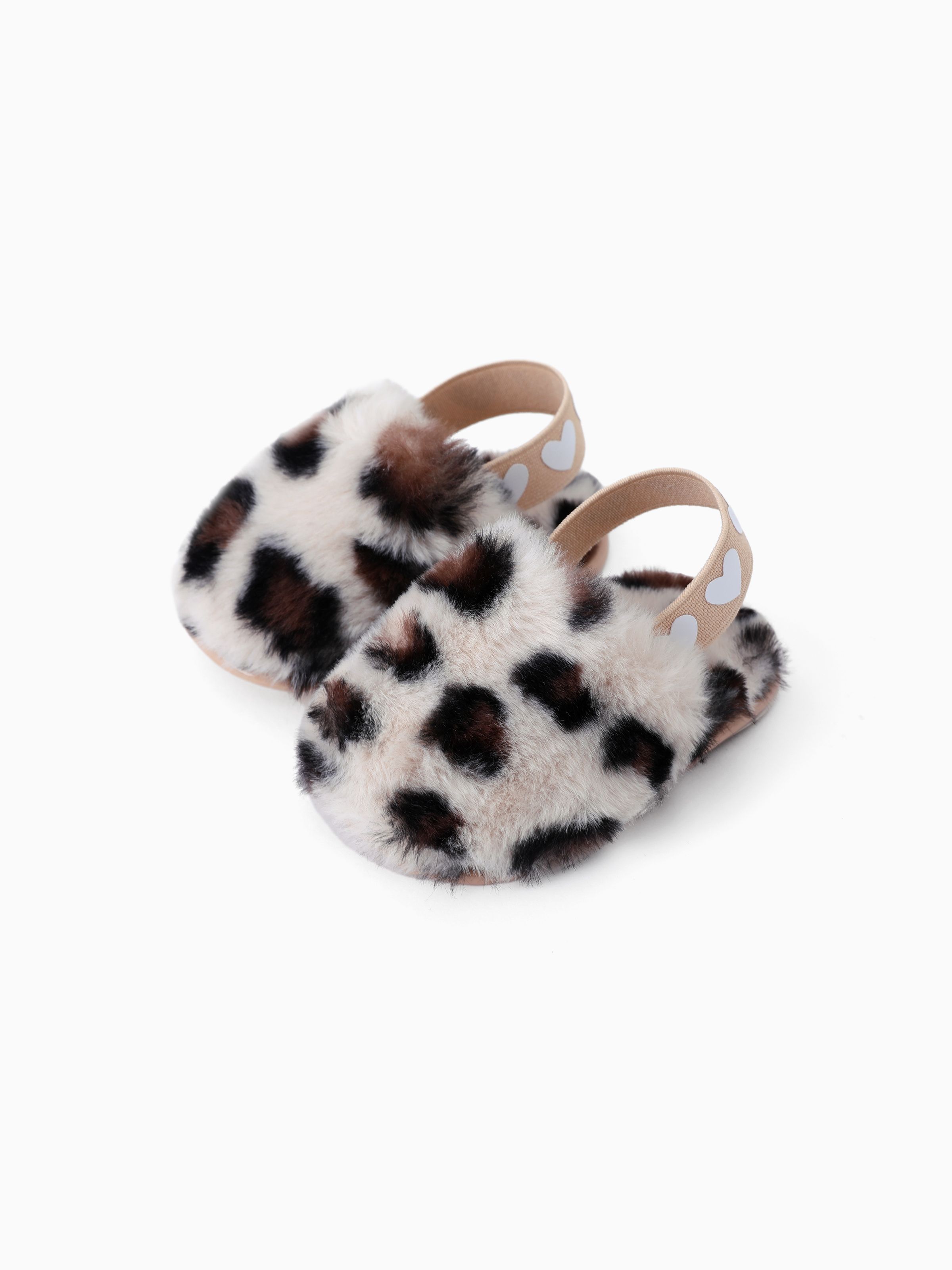 

Baby/Toddler Unisex Cute Cozy Fluffy Plush Heart Design Pre-walker Shoes