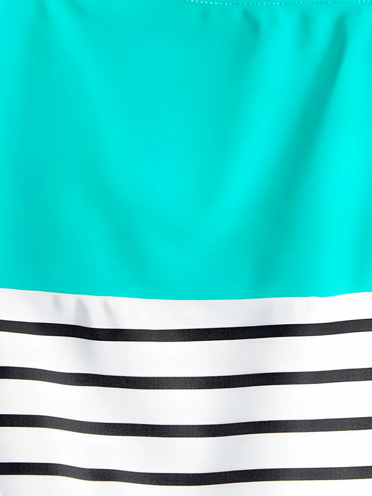 Men - Matching Bathing suits for Family and Couple - Monokini for Women/Girls and Swim Trunks for Men/Boys - Green/White - image 21