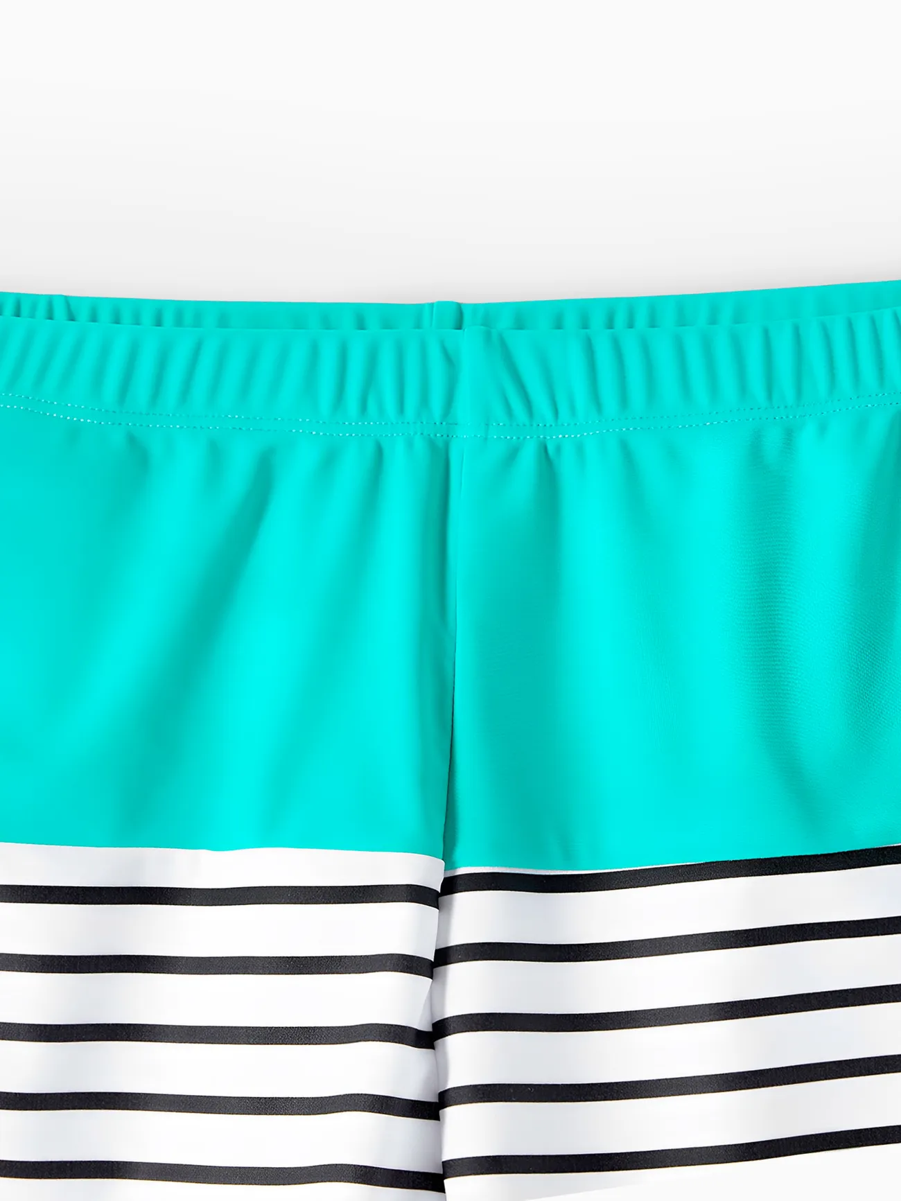 Men - Matching Bathing suits for Family and Couple - Monokini for Women/Girls and Swim Trunks for Men/Boys - Green/White - image 19