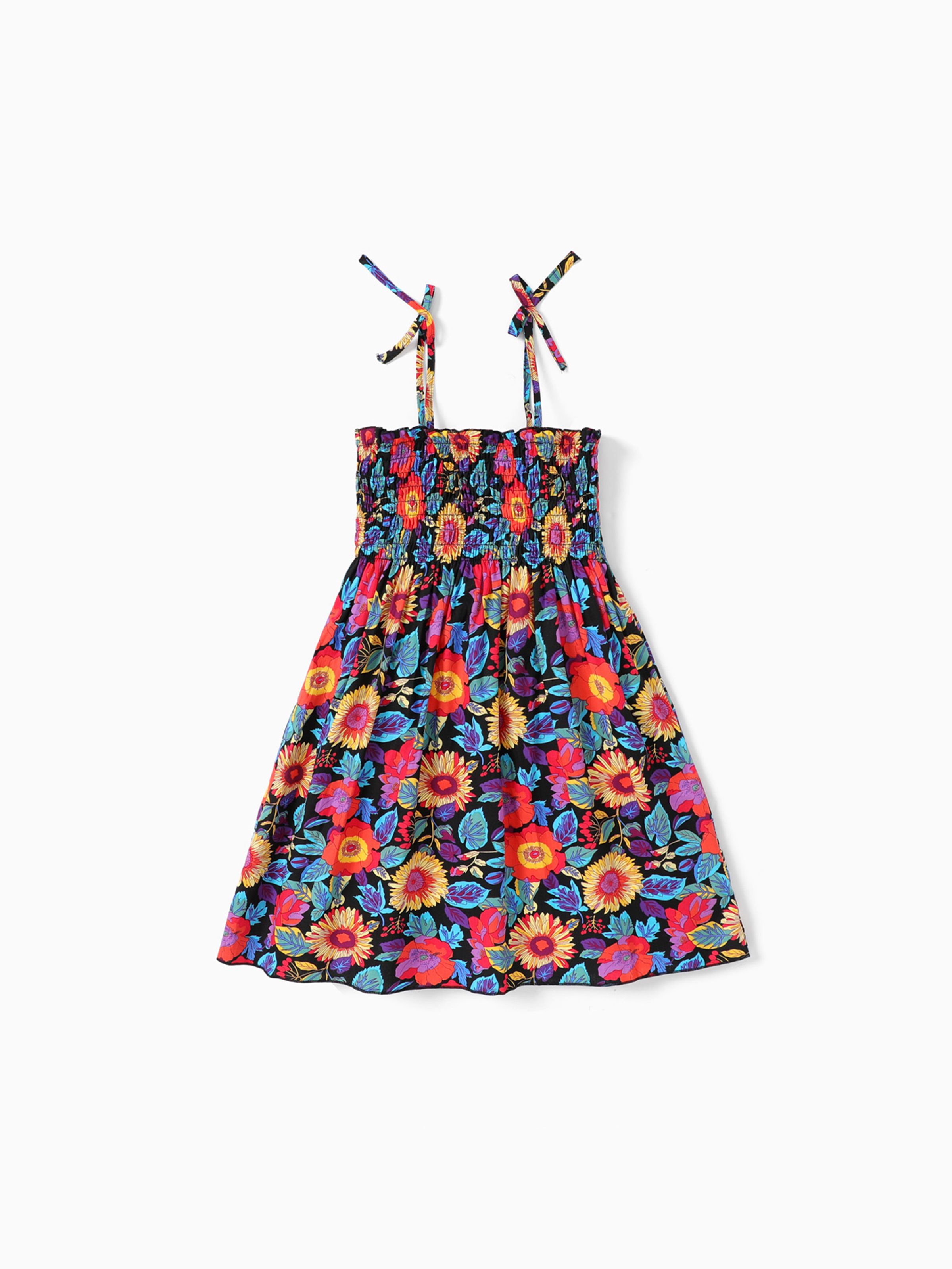 

Kid Girl Allover Floral Print Sling Dress