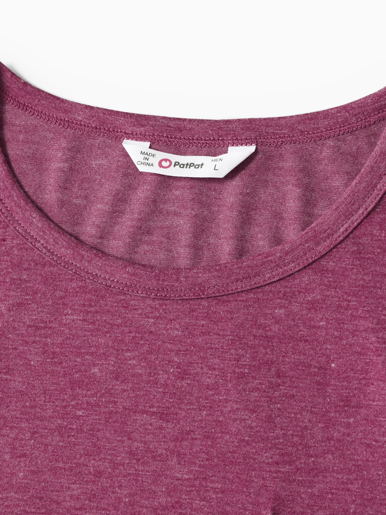 Men - Family Matching Solid V Neck Sleeveless Button Up Drawstring Dresses and Striped Colorblock Short-sleeve T-shirts Sets - deeppurple - image 17