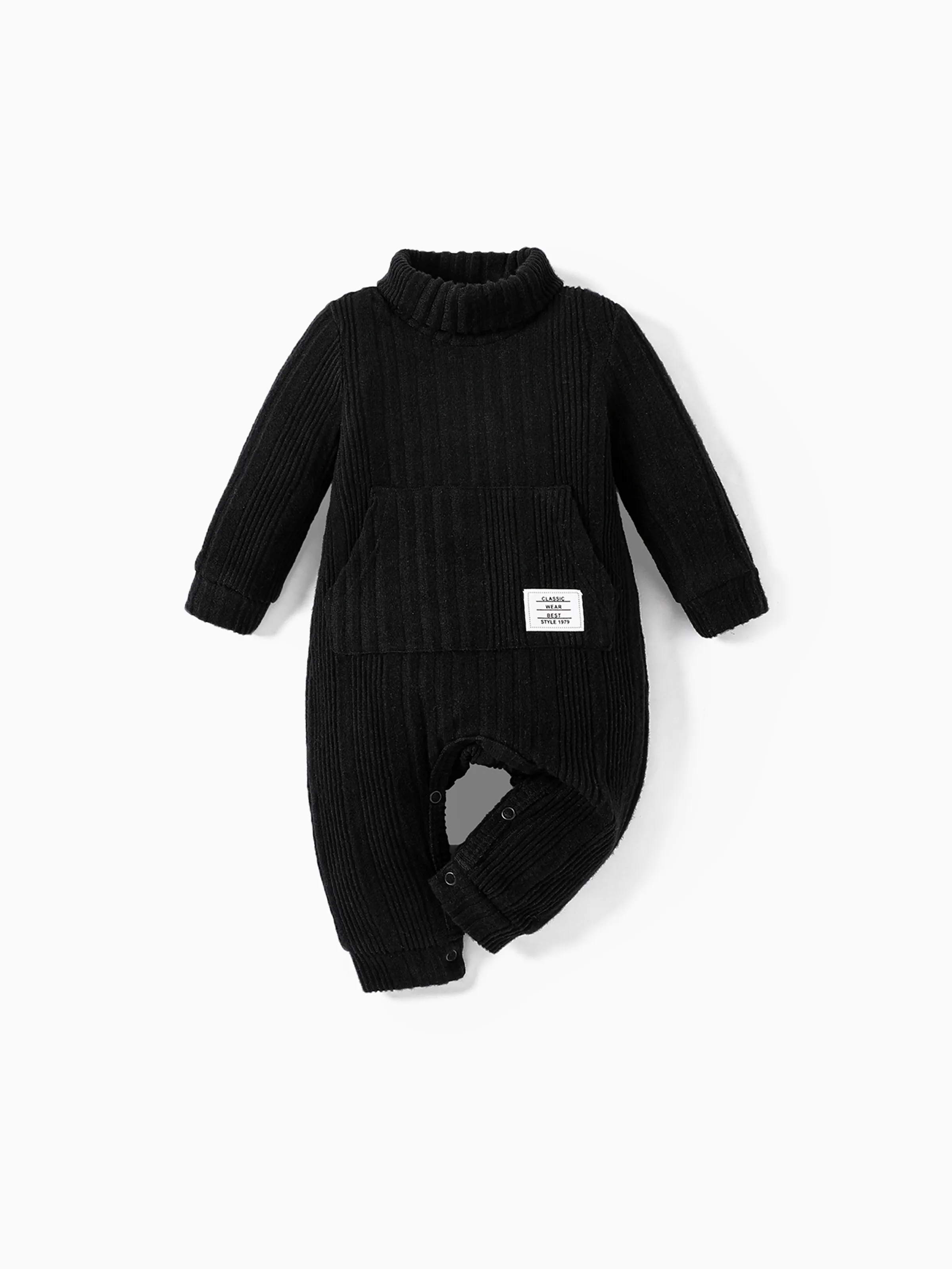 

Baby Boy Basic Solid Color Long Sleeve Jumpsuit