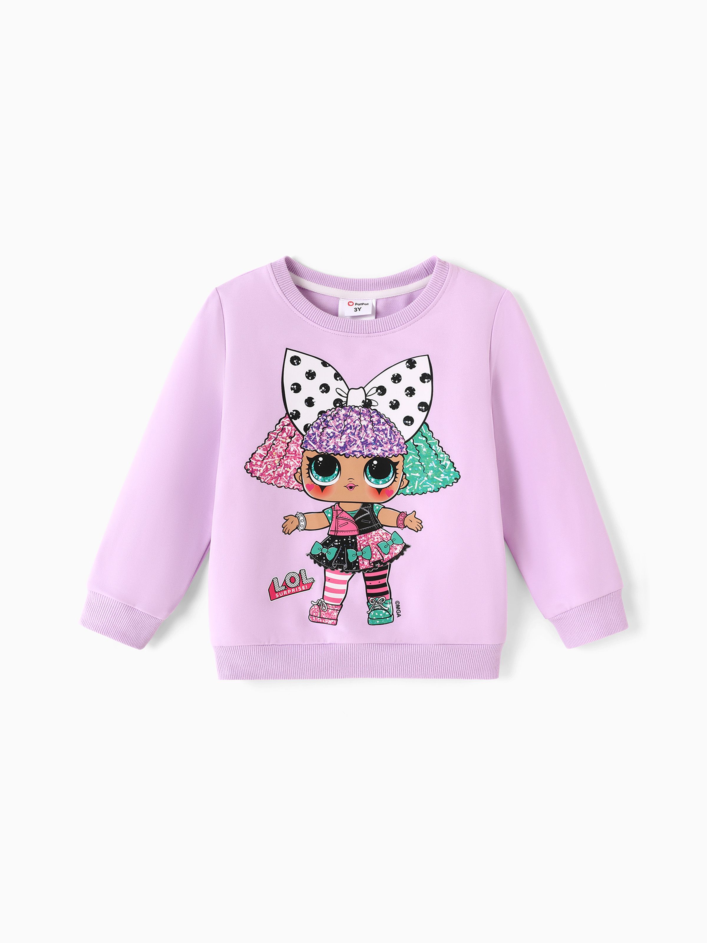 

L.O.L. SURPRISE! Toddler Girls 1pc Character Print Cotton Pullover Sweatshirt