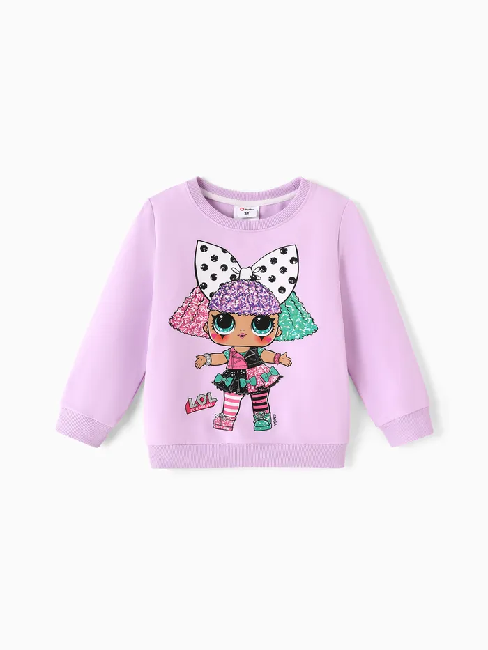 L.O.L. SURPRISE! Toddler Girls 1pc Character Print Cotton Pullover Sweatshirt