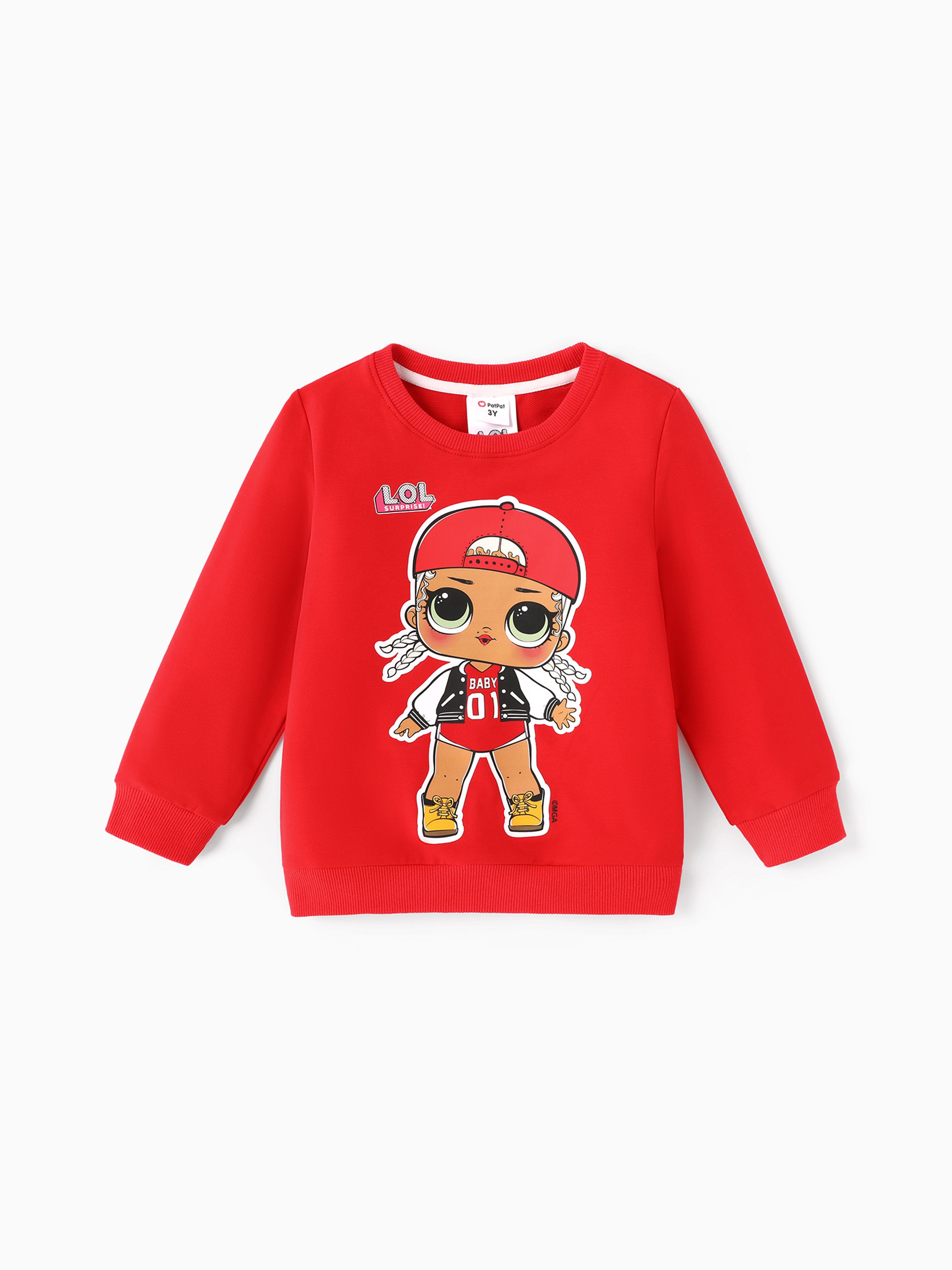 

L.O.L. SURPRISE! Toddler Girls 1pc Character Print Cotton Pullover Sweatshirt