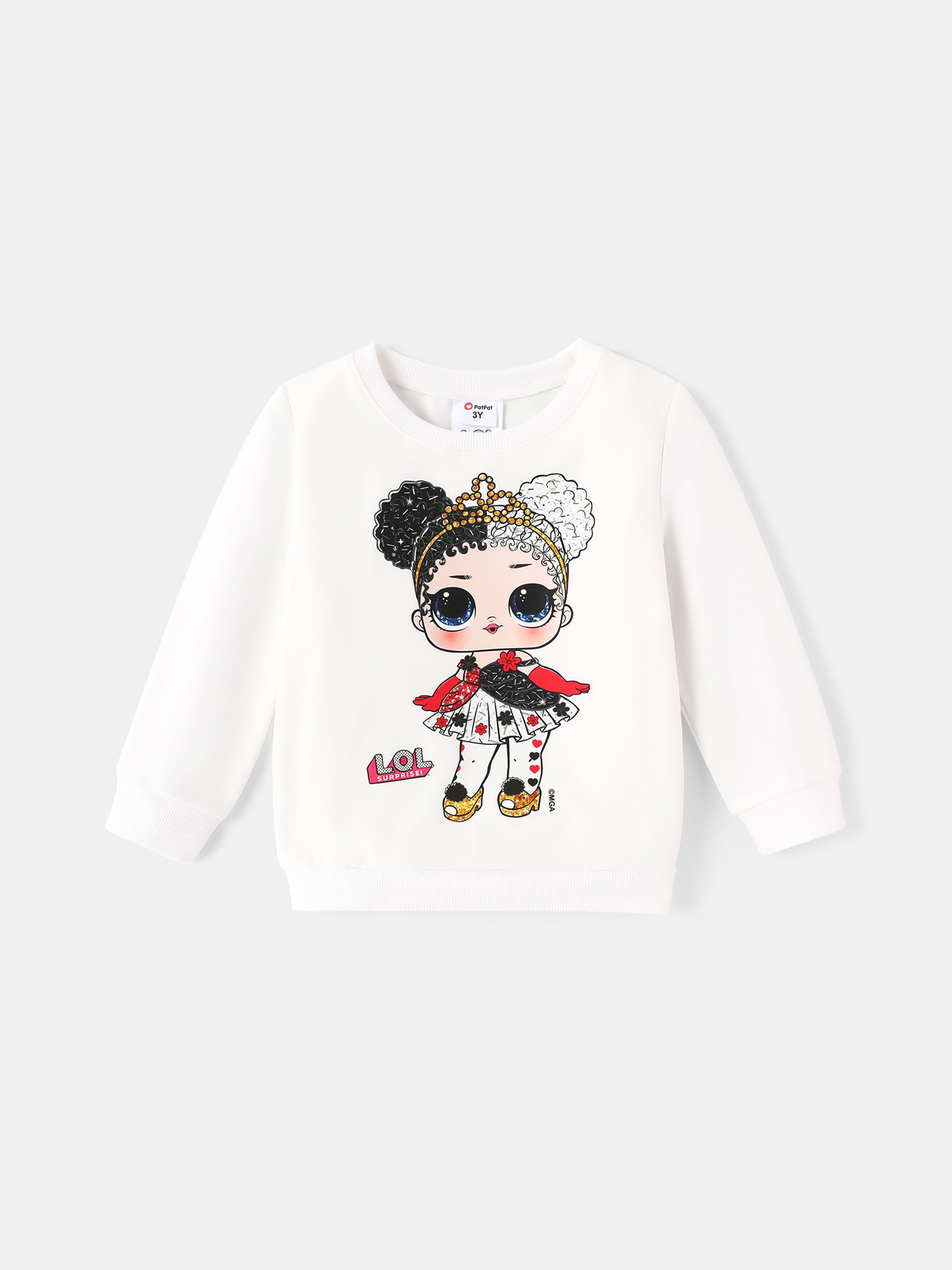 

L.O.L. SURPRISE! Toddler Girls 1pc Character Print Cotton Pullover Sweatshirt