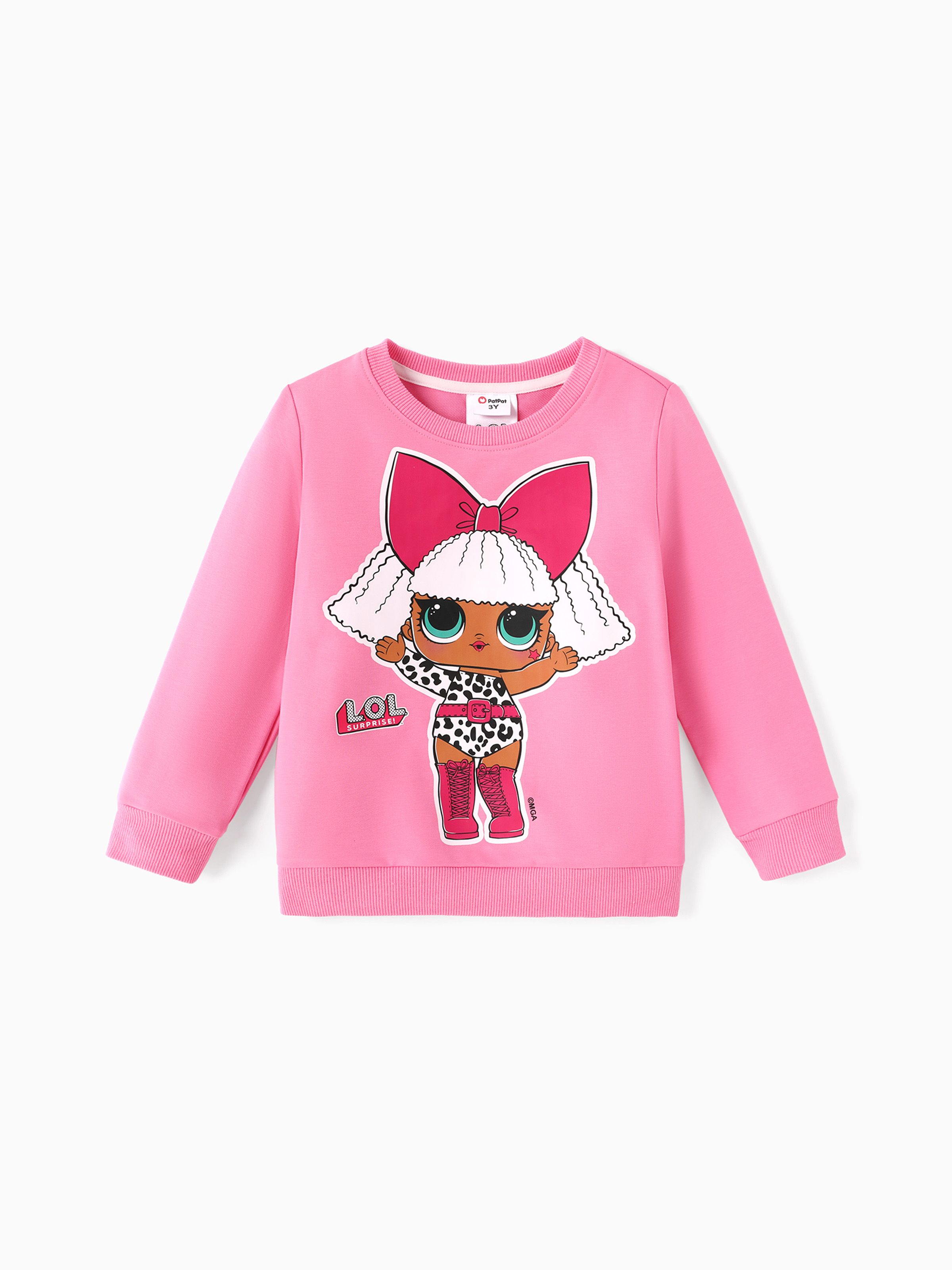 

L.O.L. SURPRISE! Toddler Girls 1pc Character Print Cotton Pullover Sweatshirt