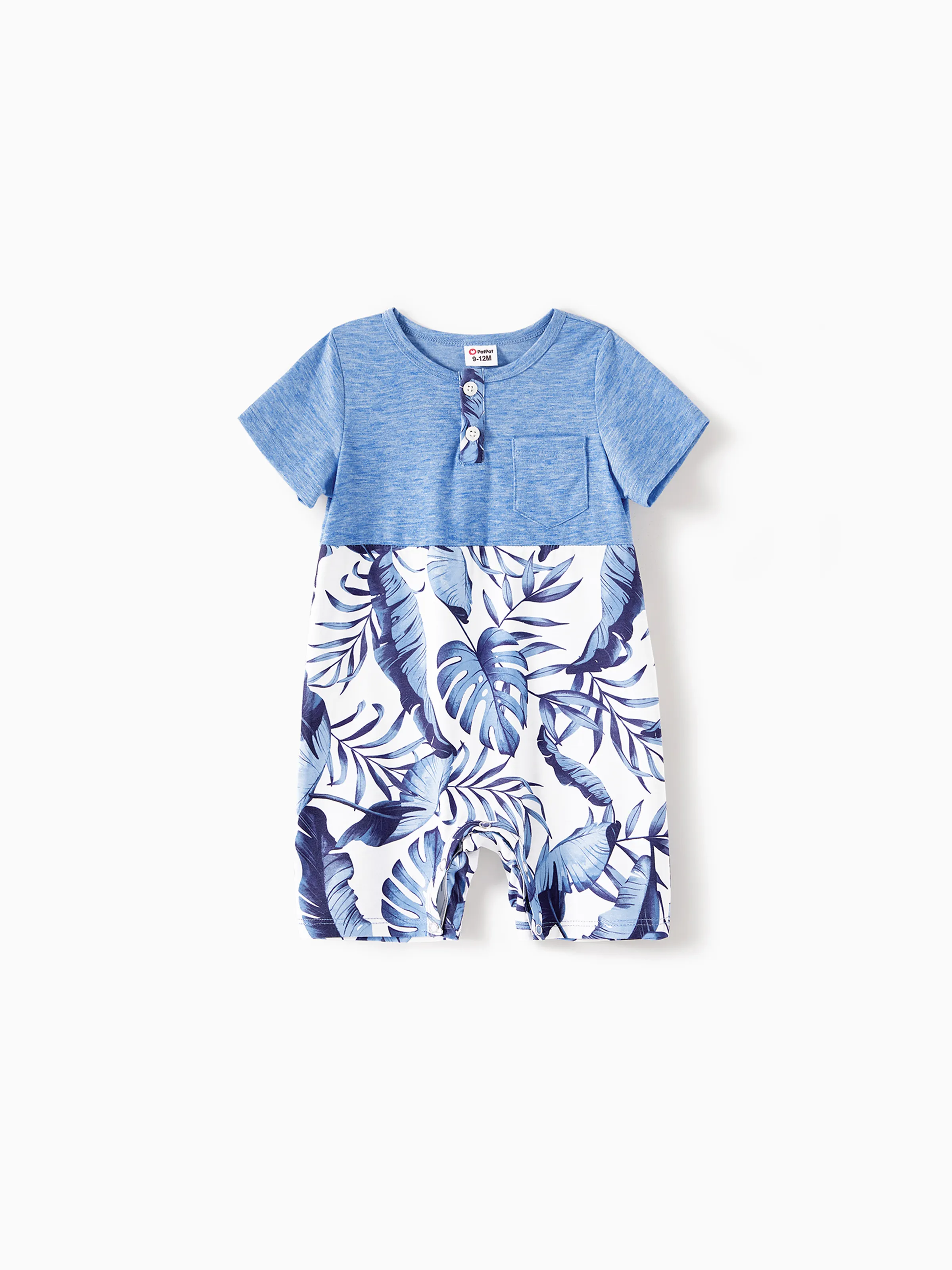 

Family Matching Sets Naia Blue Floral Tee or Button Ruffle Hem Strap Dress