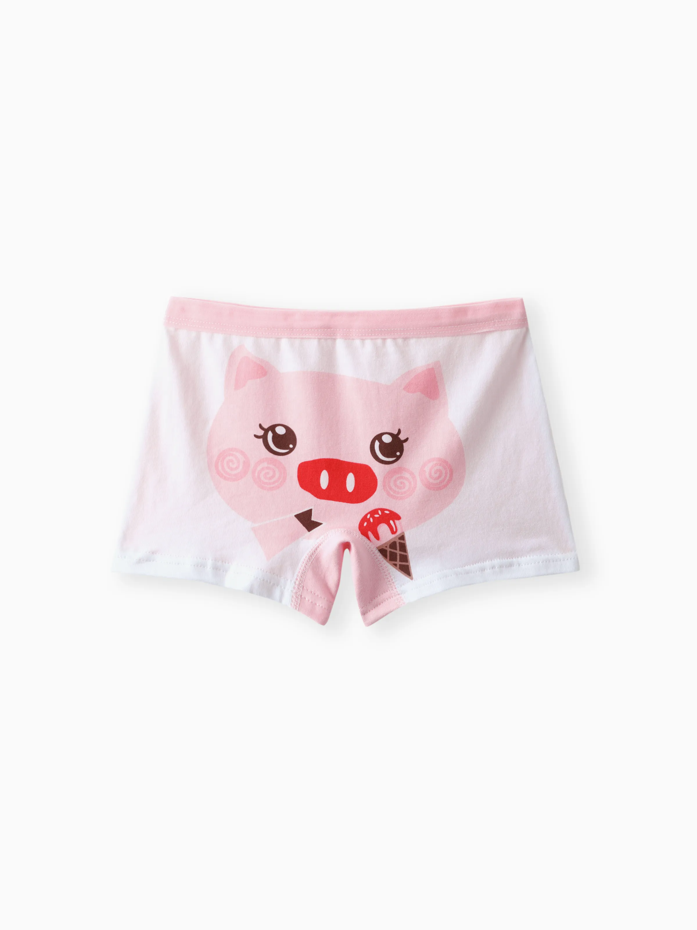 Set di biancheria intima aderente con motivo animale infantile per ragazze (1 pz), materiale in cotone e clorofibra