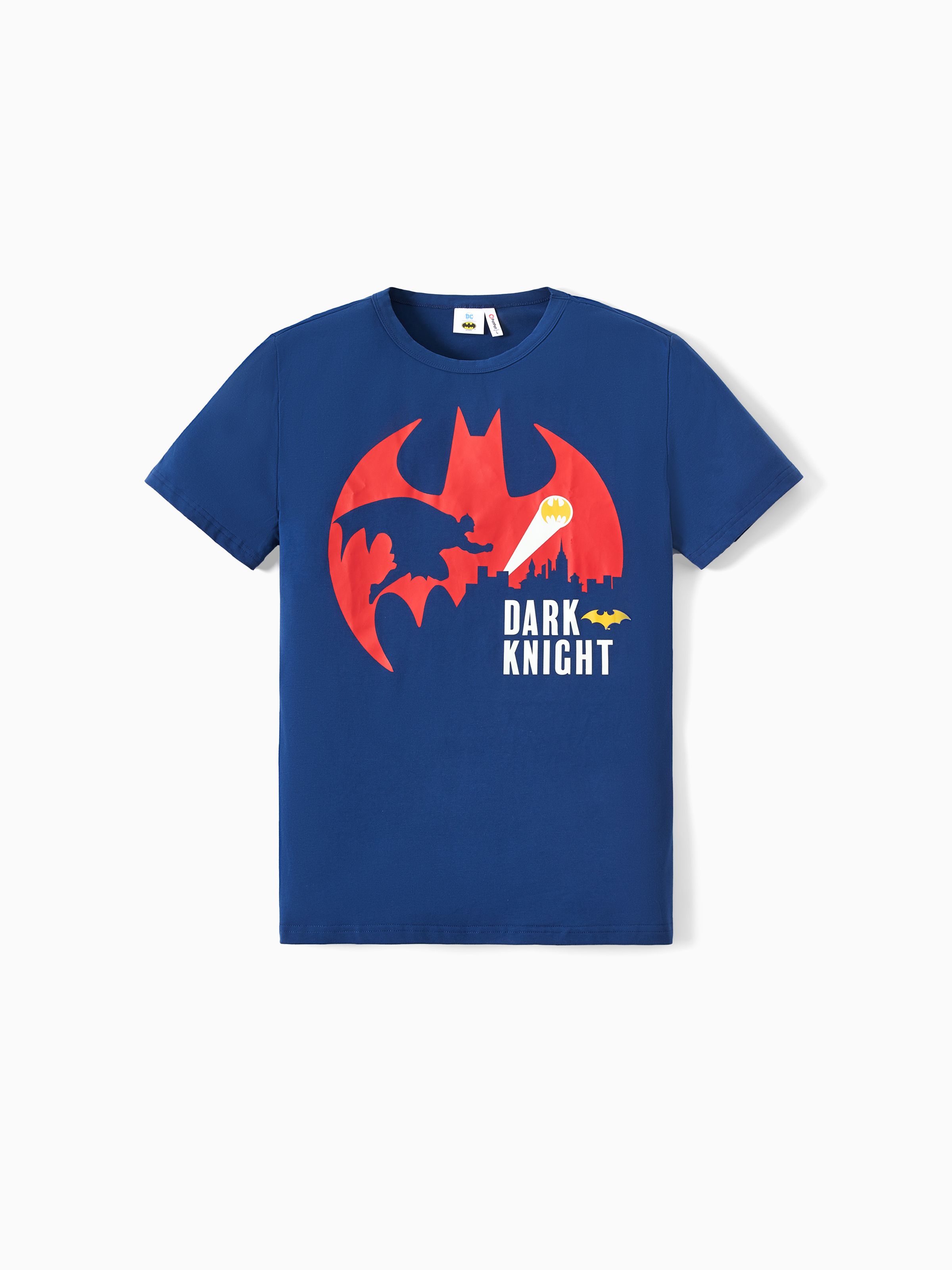 

Justice League Daddy and Me Cotton Batman Logo Sporty Jumpsuit/T-Shirt