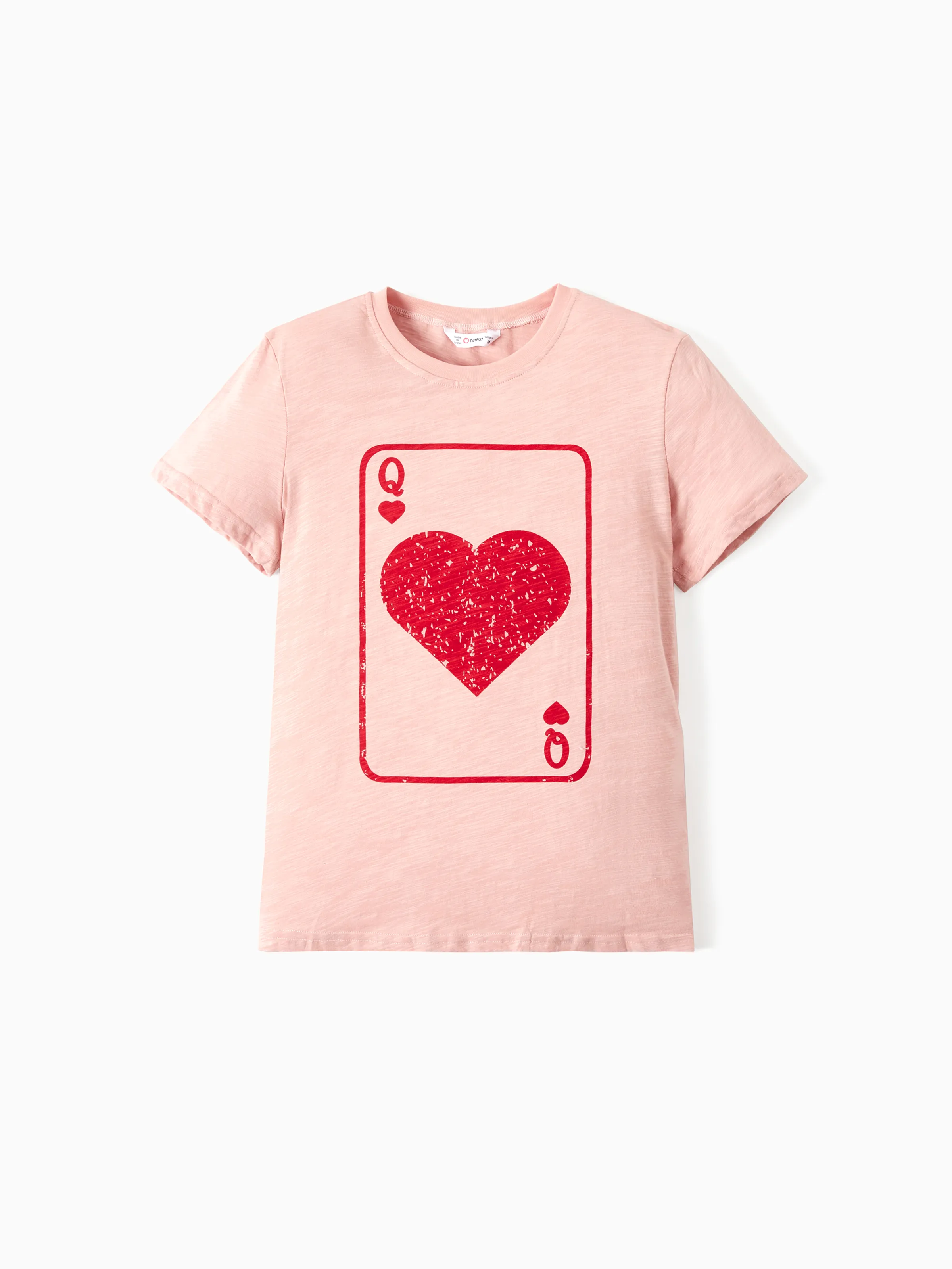 

Family Matching Fun Card Deck Design Cotton Short Sleeves Graphic Tee