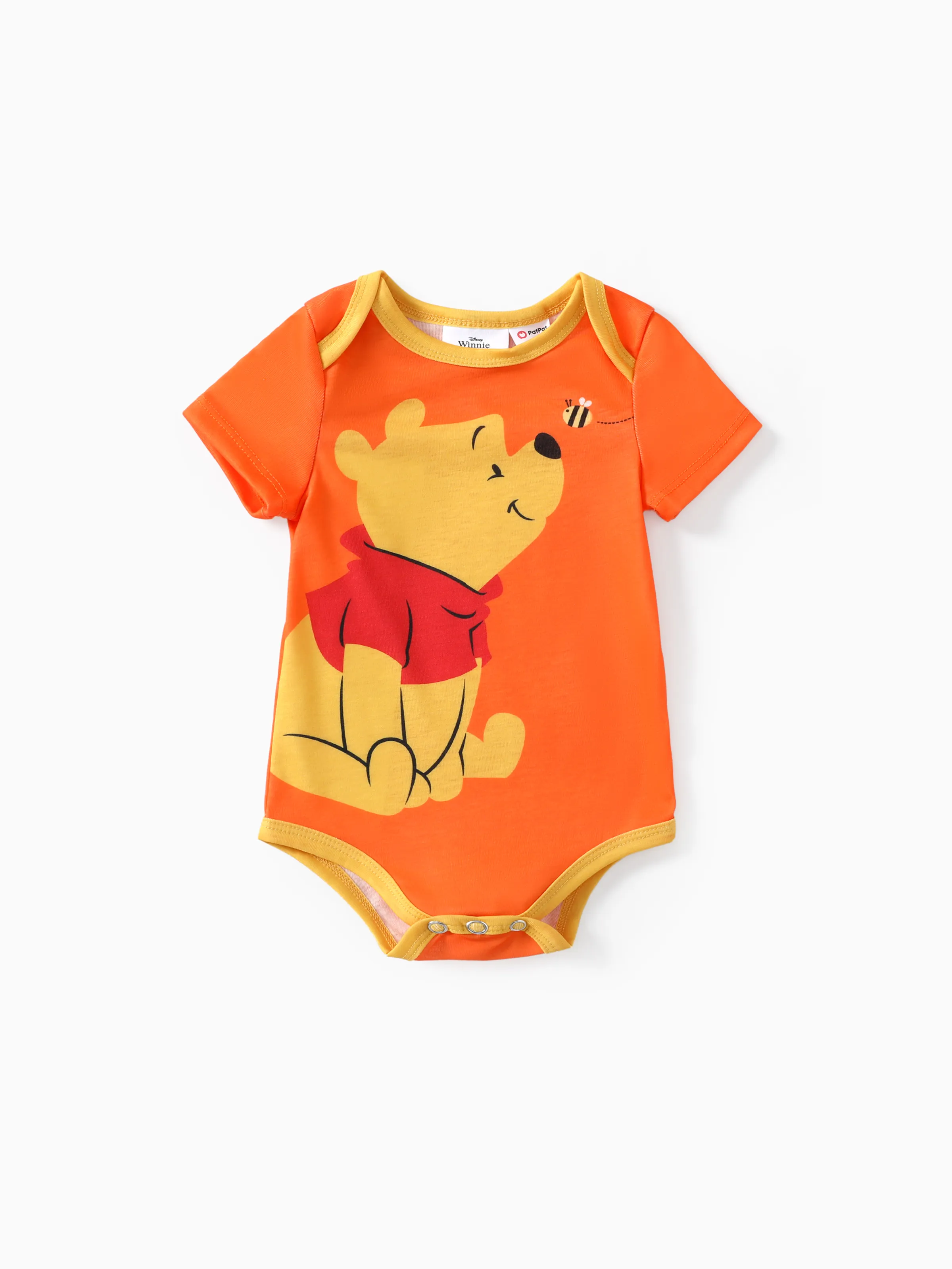 Disney Winnie the Pooh Baby Girls/Boys 1件 Naia™ Character Print 短袖連體褲