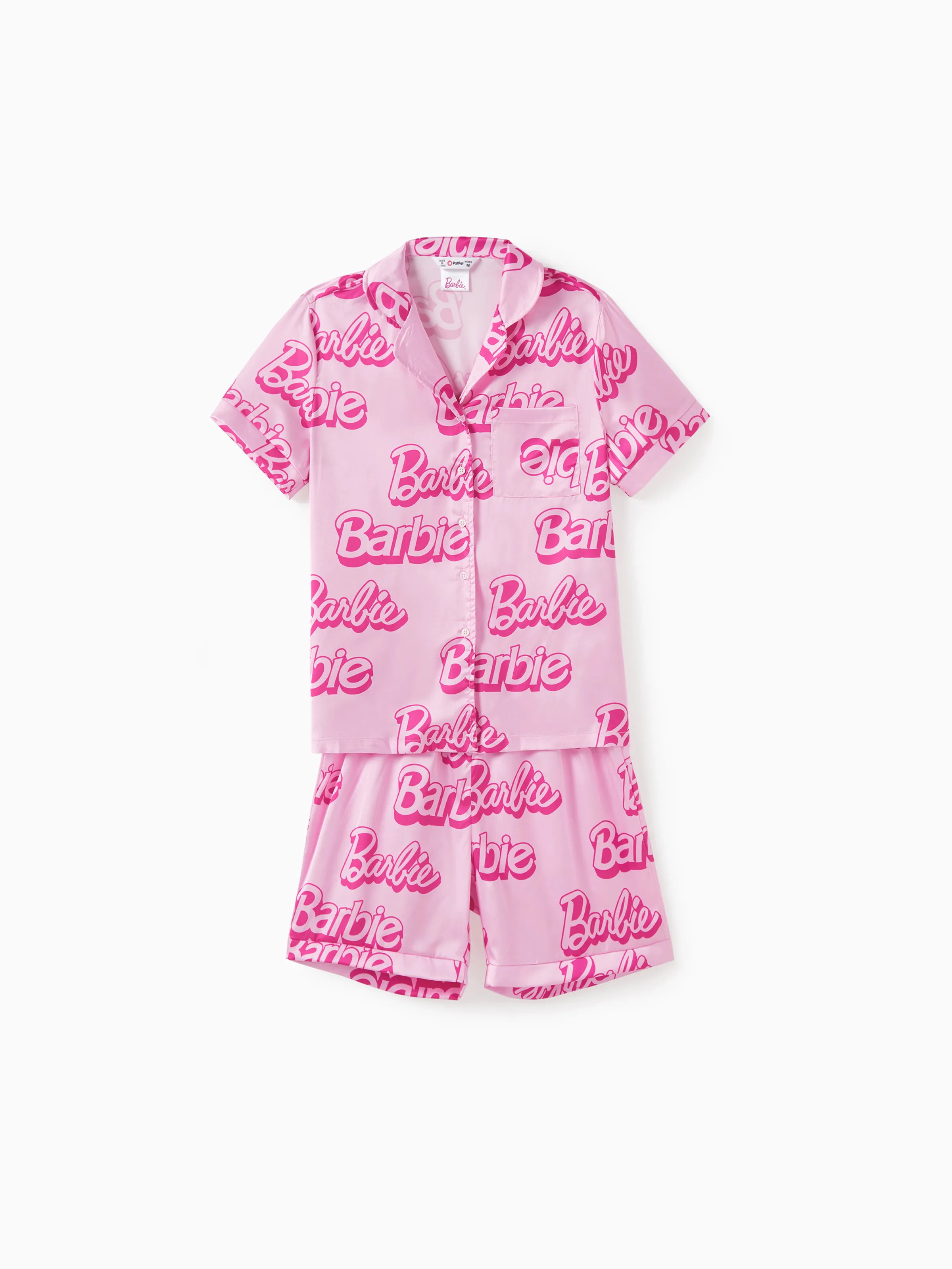 

Barbie Mommy and Me Pink Classic Barbie Letter Casual Set