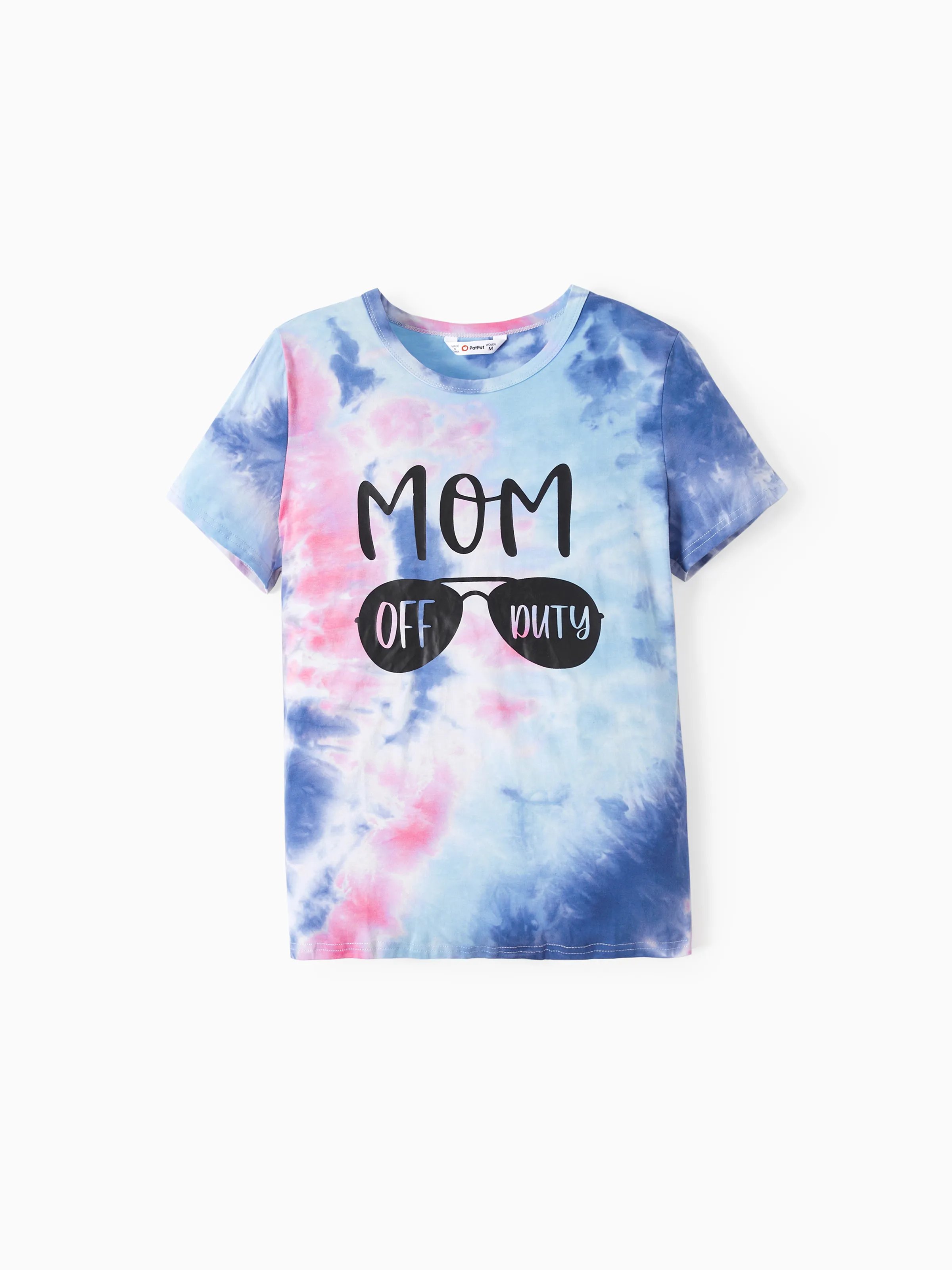 

Family Matching Tie-Dye Sunglasses Pattern Short Sleeves Tops