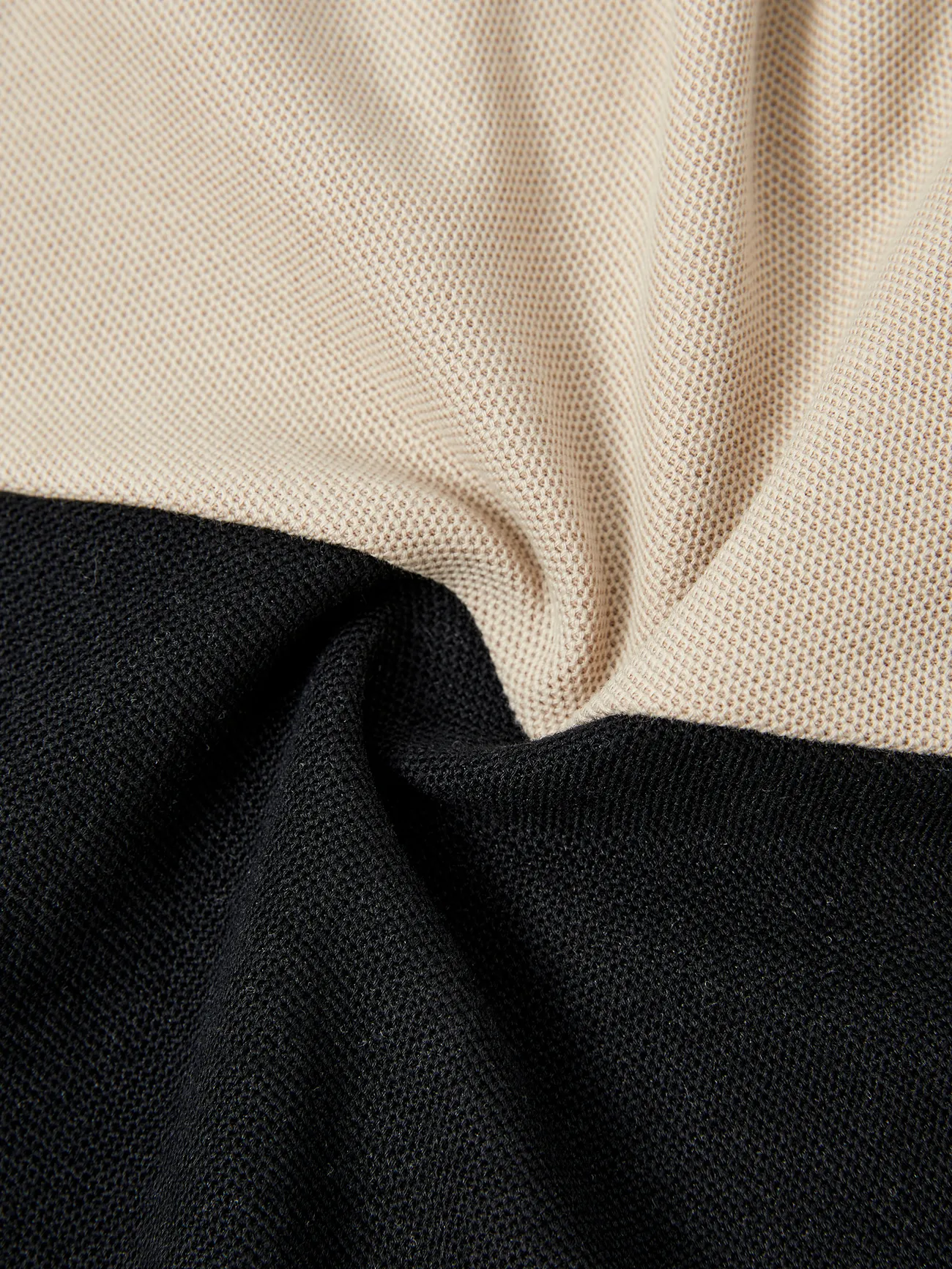Men - Family Matching Sets Color Block Shirt or Floral Body-con Asymmetrical Hem/Tulle Strap Dress - Apricot - image 22