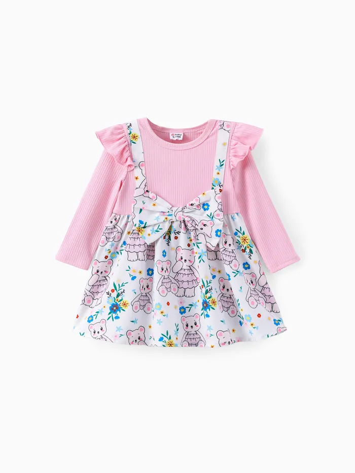Baby Girl Sweet Animal Pattern Dress