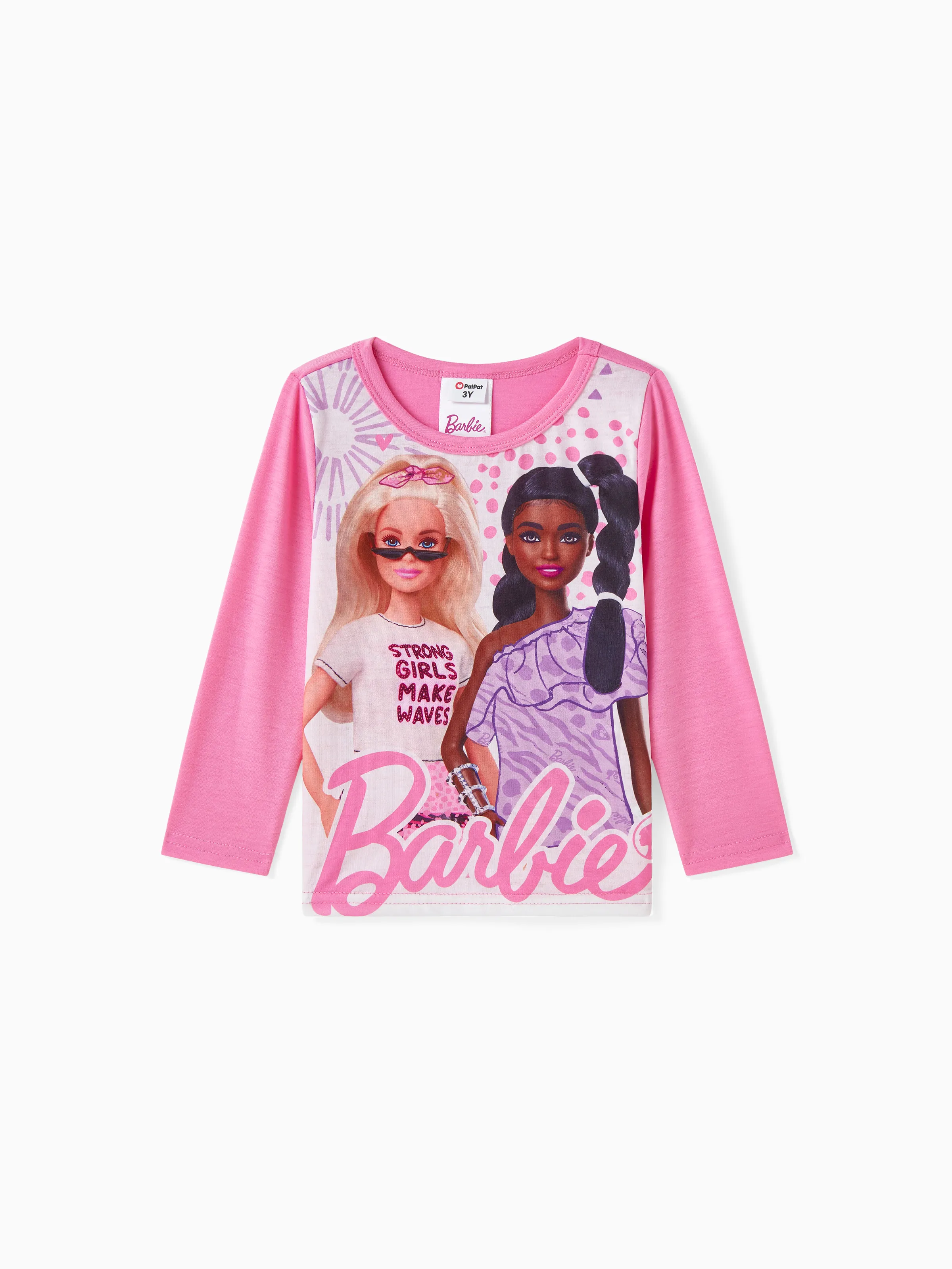Maniche Lunghe Maglia Con Scritta Barbie Maglia Natalizia 'Barbie'