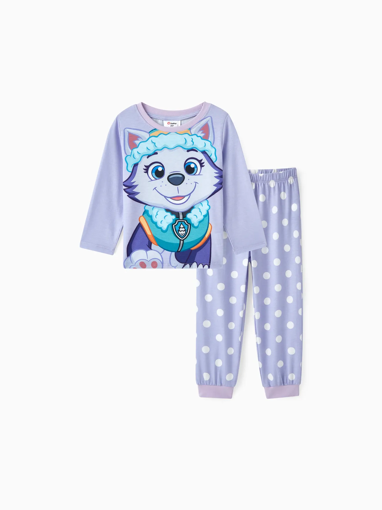 

PAW Patrol 2pcs Toddler Girl/Boy Skye Everest Chase Marshall Tee and Polka dots/Stripe Pants Set