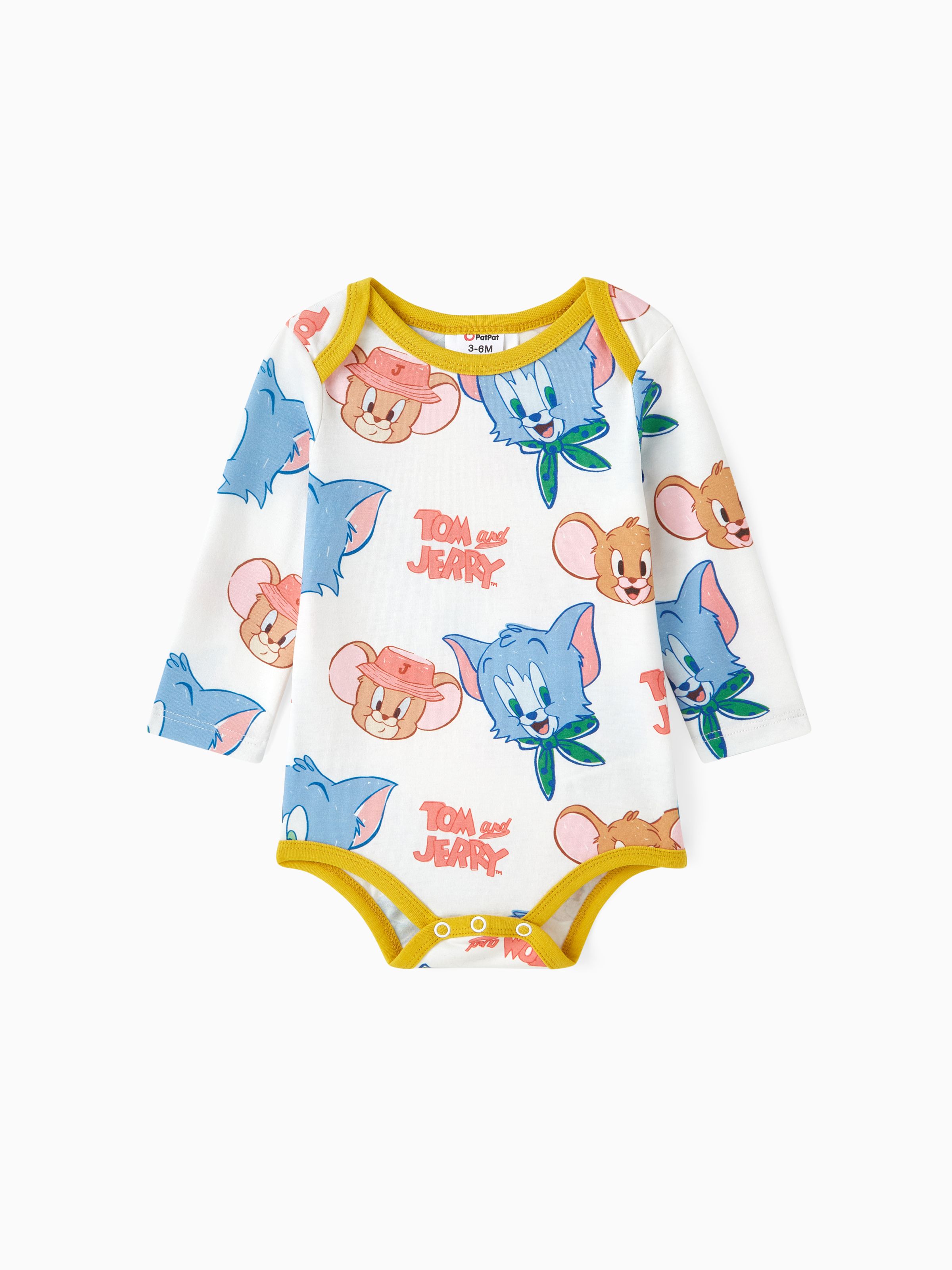 

Tom and Jerry Baby Boy Naia™ Character Print Onesies / Pants