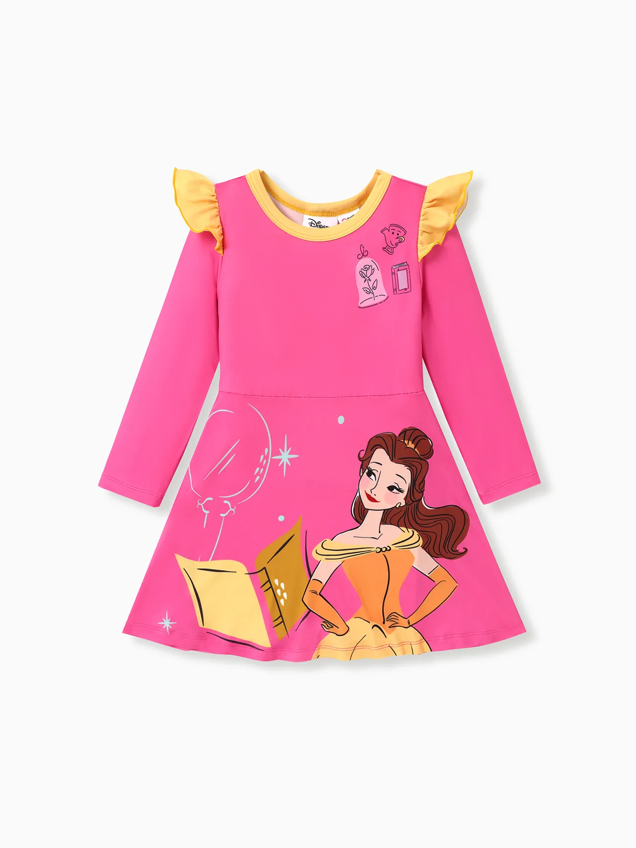 Disney Princess Enfant en bas âge Fille Manches à volants Doux Robes