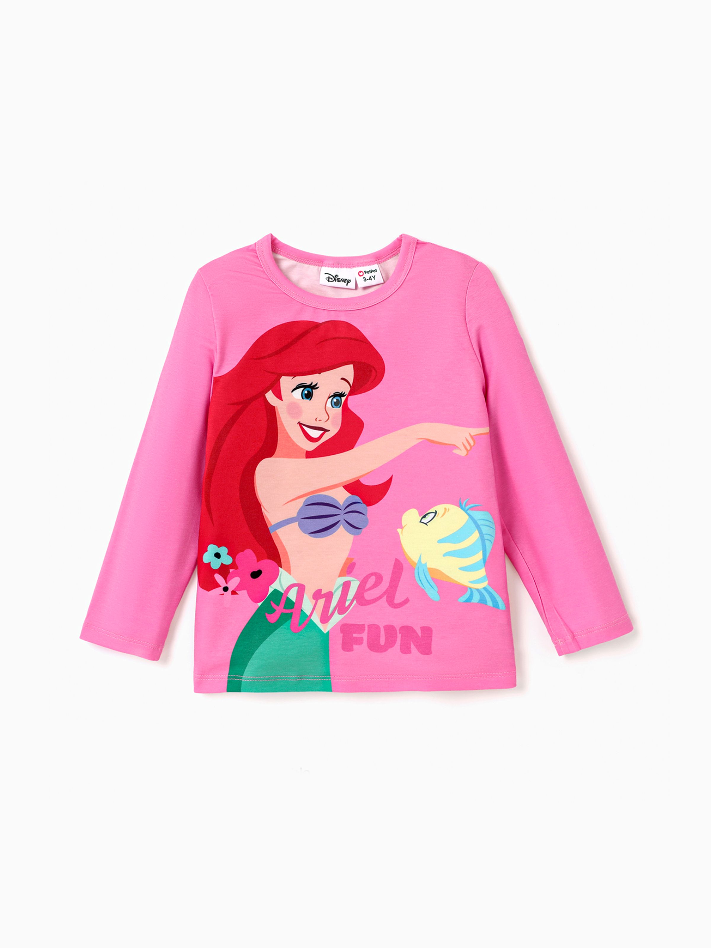 Disney Princess 小童 女 甜美 長袖 T恤