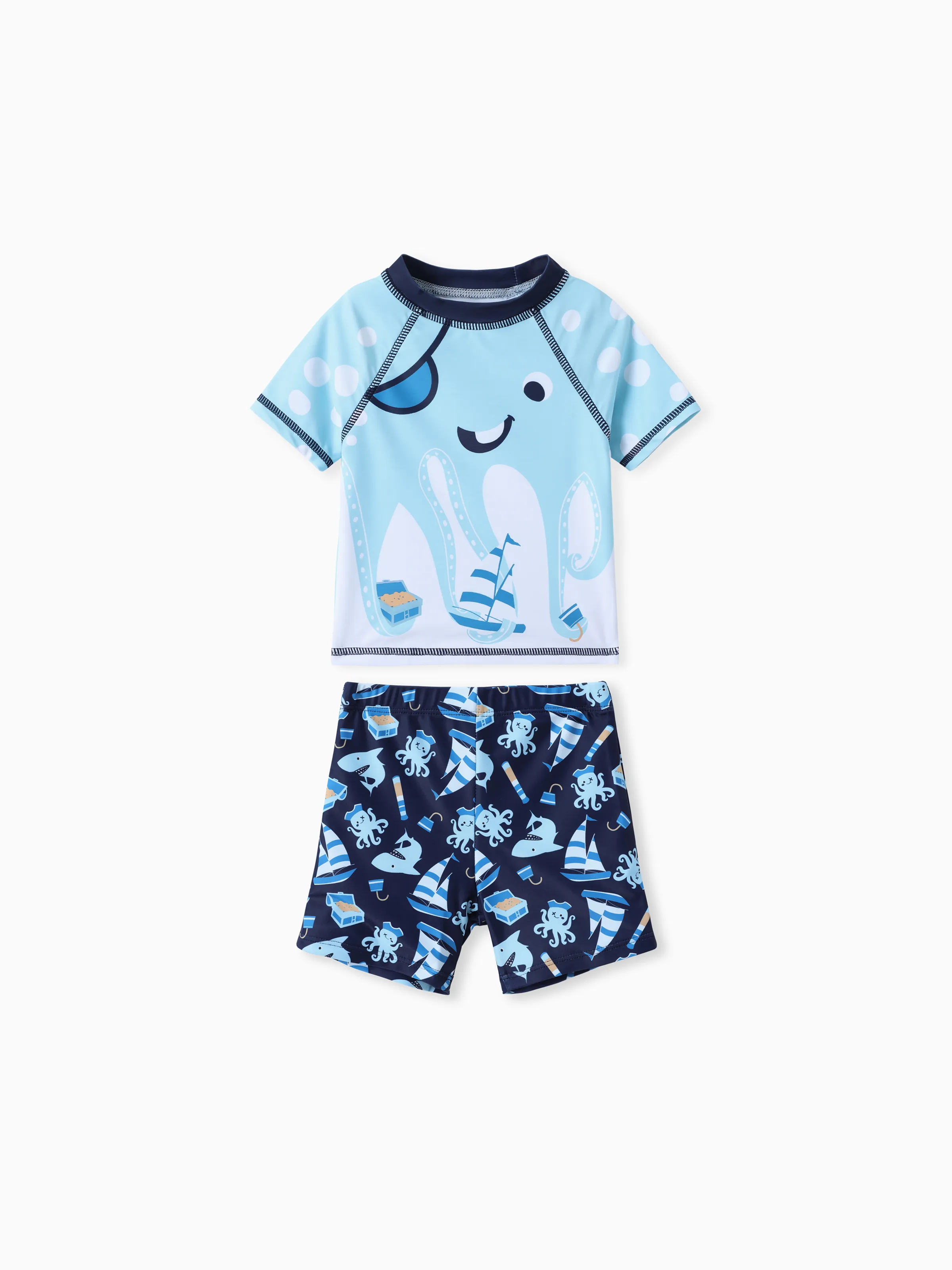 

Marine Animal 2pcs Toddler Boy Swimsuit Set - Childlike Style