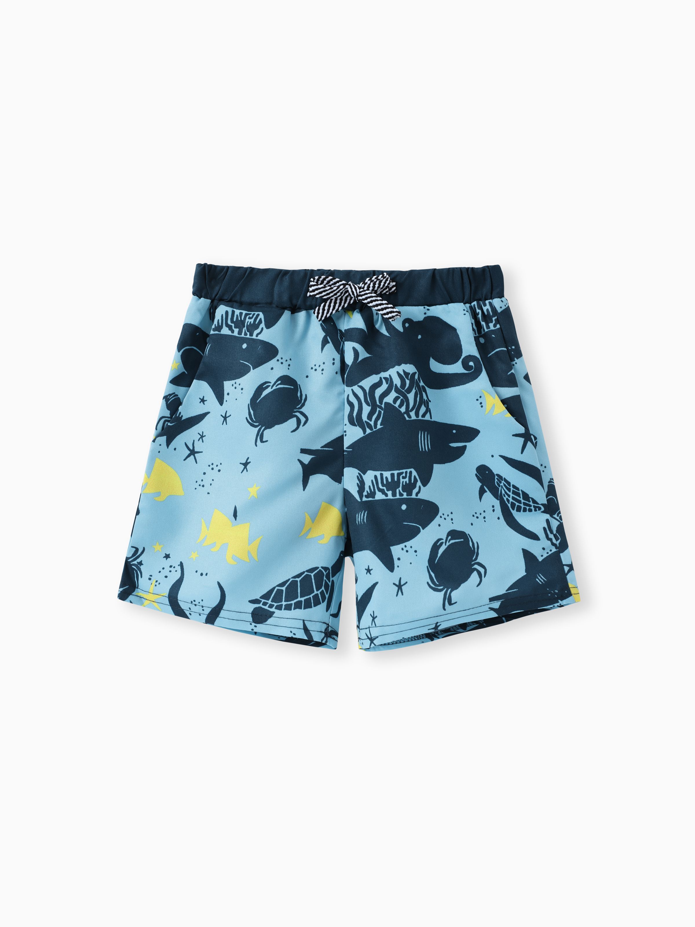 

Ocean Print Toddler Boy Swim Trunks