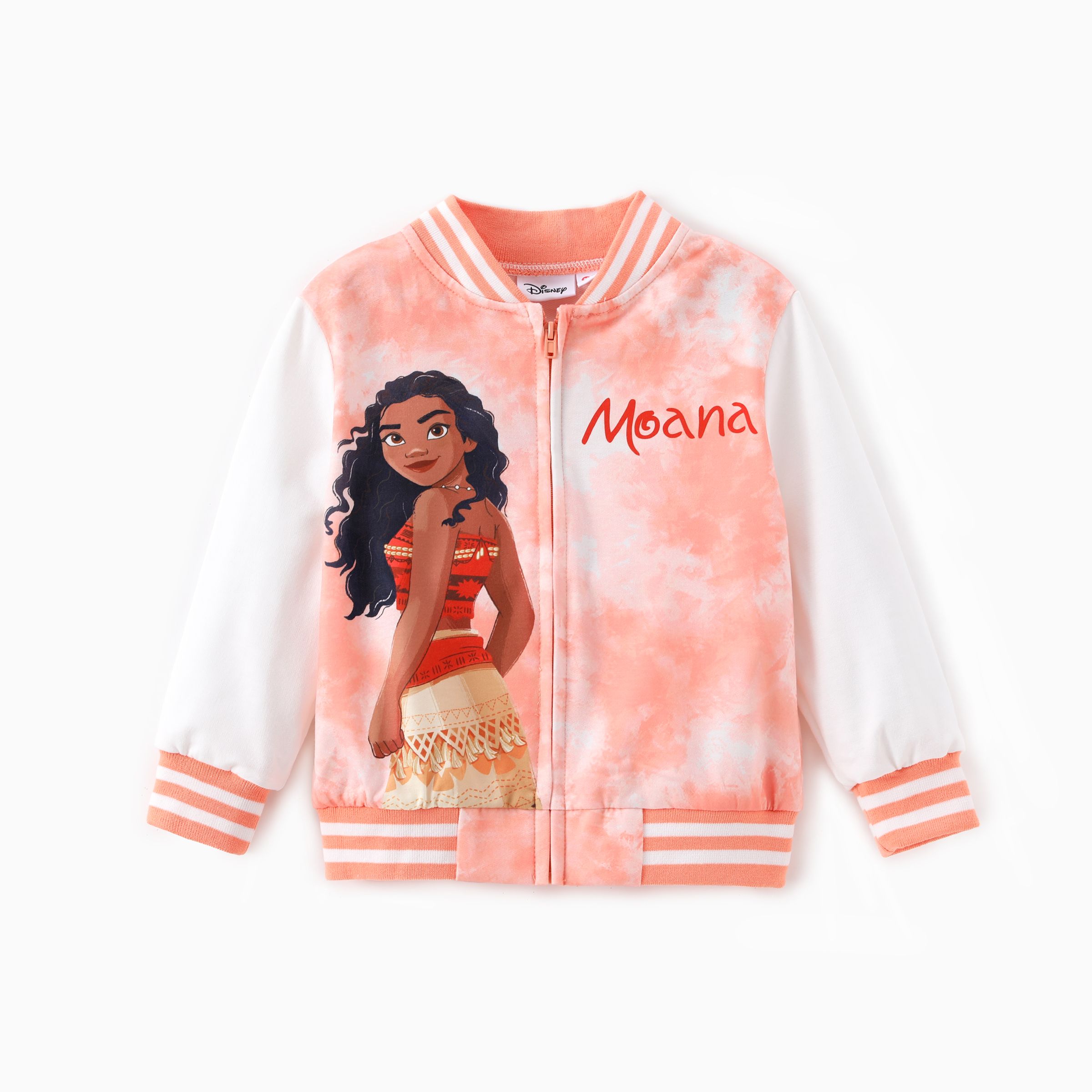 

Disney Princess Toddler Girls Moana/Ariel 1pc Tye-die Print Bomber Jacket