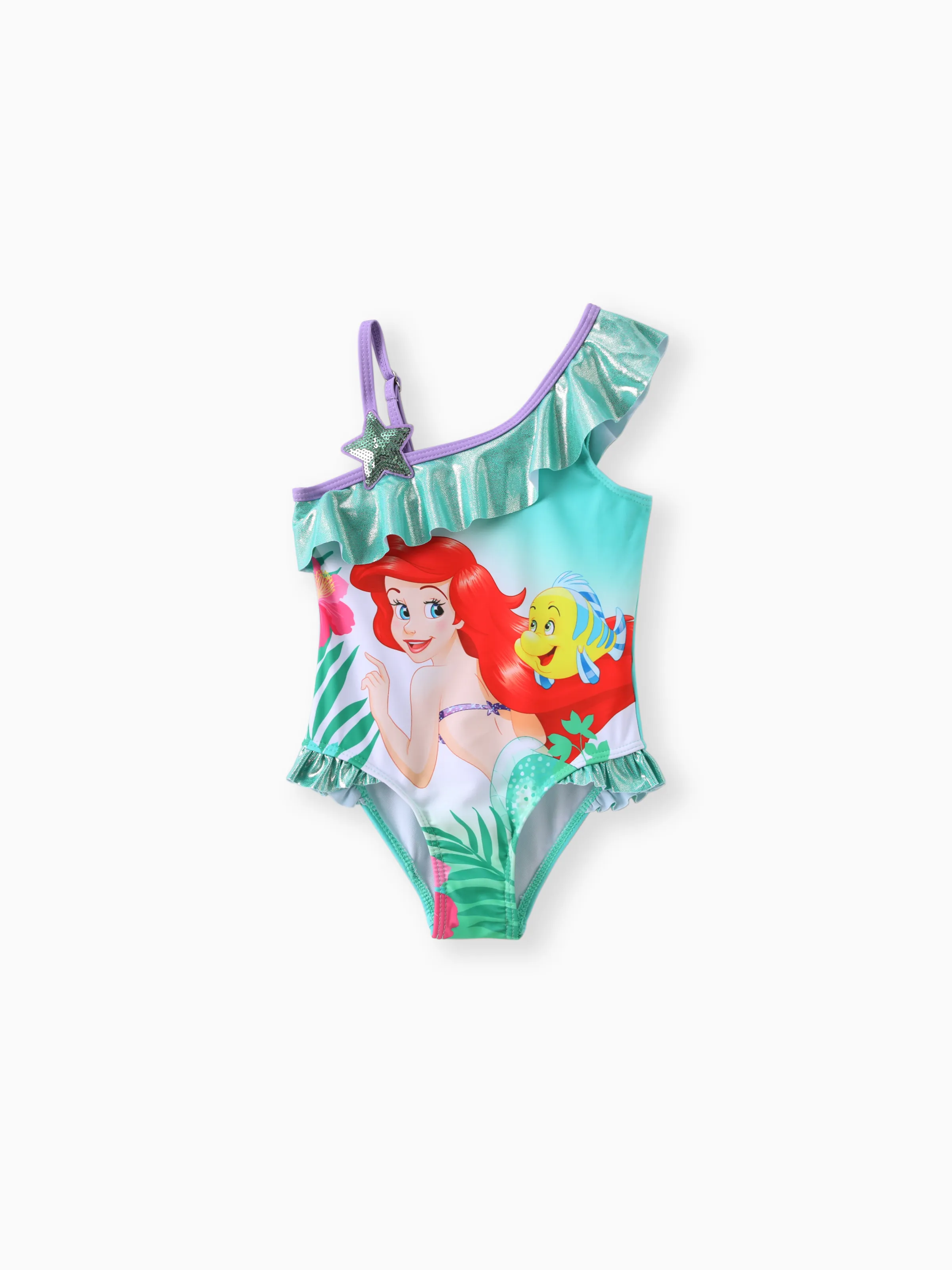 Disney princesse frère et sœur assorti Ariel Shinning Star motif Design maillot de bain