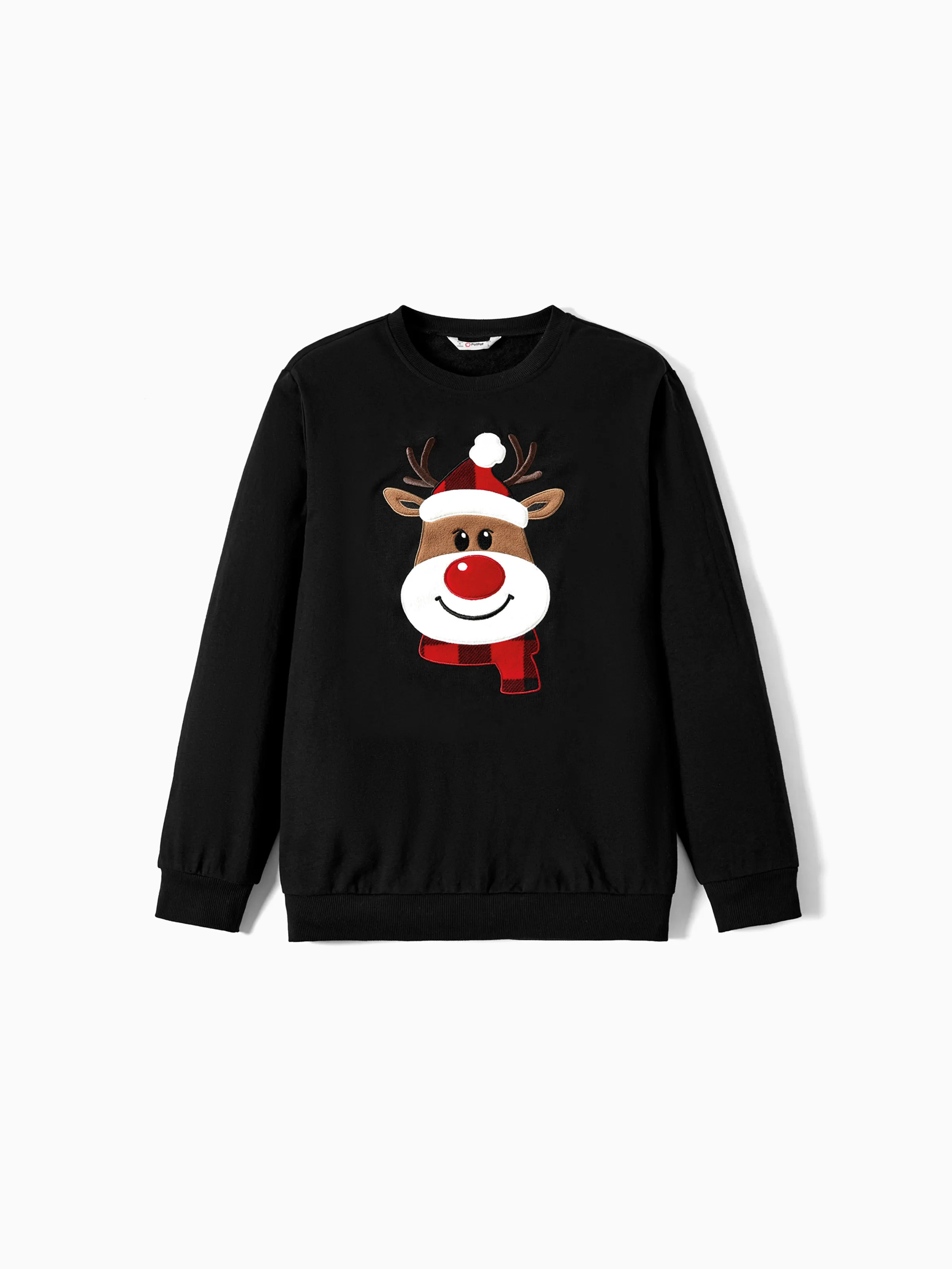 

Christmas Family Matching Cartoon Reindeer Patch Long-sleeve Tops