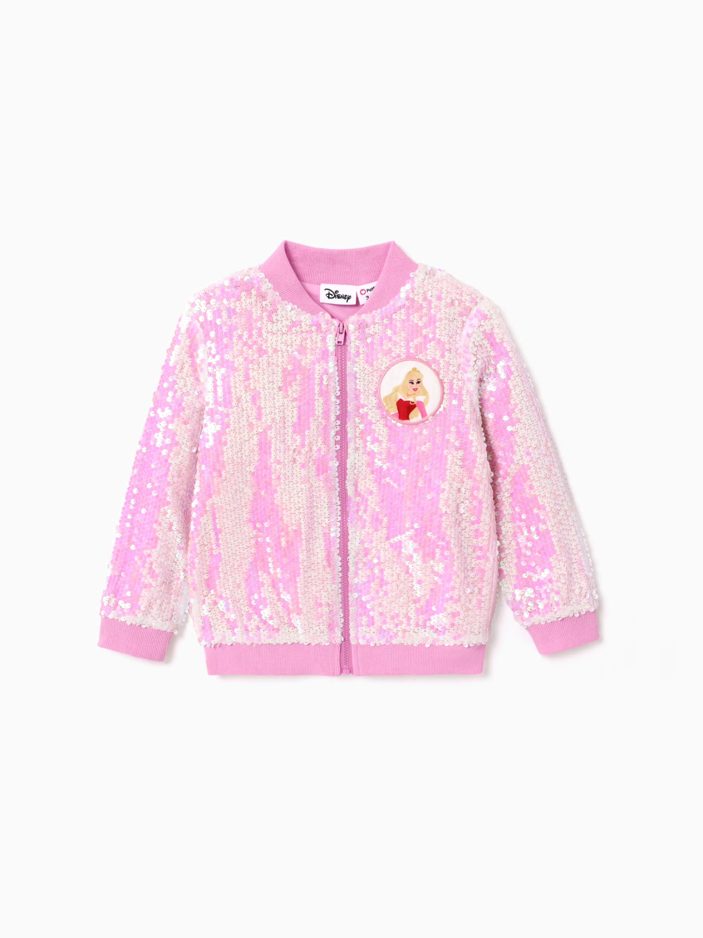 Disney Princess Enfant en bas âge Fille Fermeture éclair Tendance Manteau / Veste