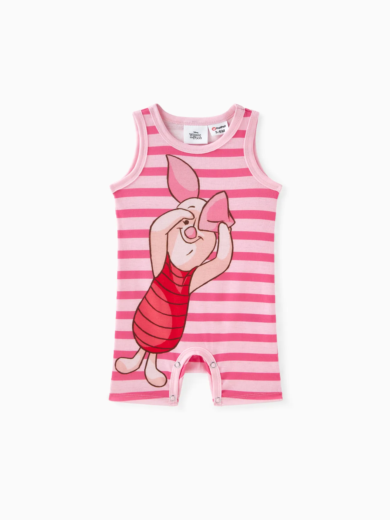 

Disney Winnie the Pooh 1pc Baby Boys/Girls Naia™ Character Striped/Polka Dot Bodysuit